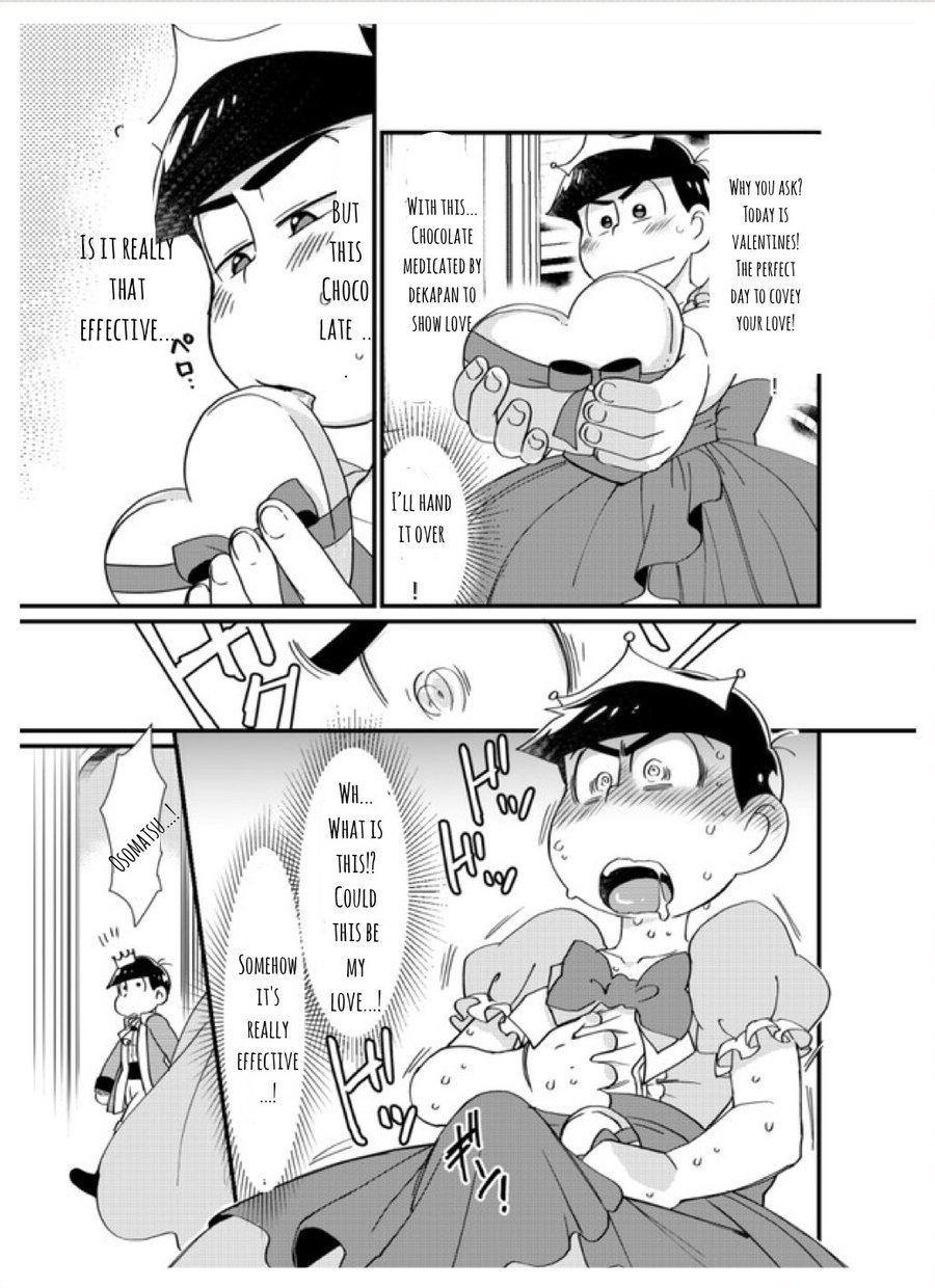 (Osoroi no Koi dakara 2) [MatsuCha. (Maccha)] Ouji-sama! Chou Nigete! | Prince! Hurry and Run! (Osomatsu-san) [English] page 4 full