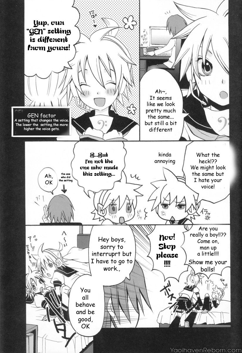 [Yomosugara (Yomogi Ringo)] Len ga Tarimasen!! (VOCALOID) [English] [Zeus777] page 6 full