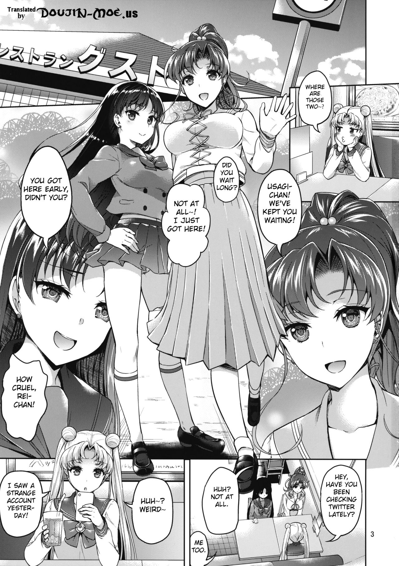(COMIC1☆10) [Akapenguin (Asahina Hikage)] JUPITER&MARS FREAK (Bishoujo Senshi Sailor Moon)  [English] {doujin-moe.us} page 2 full
