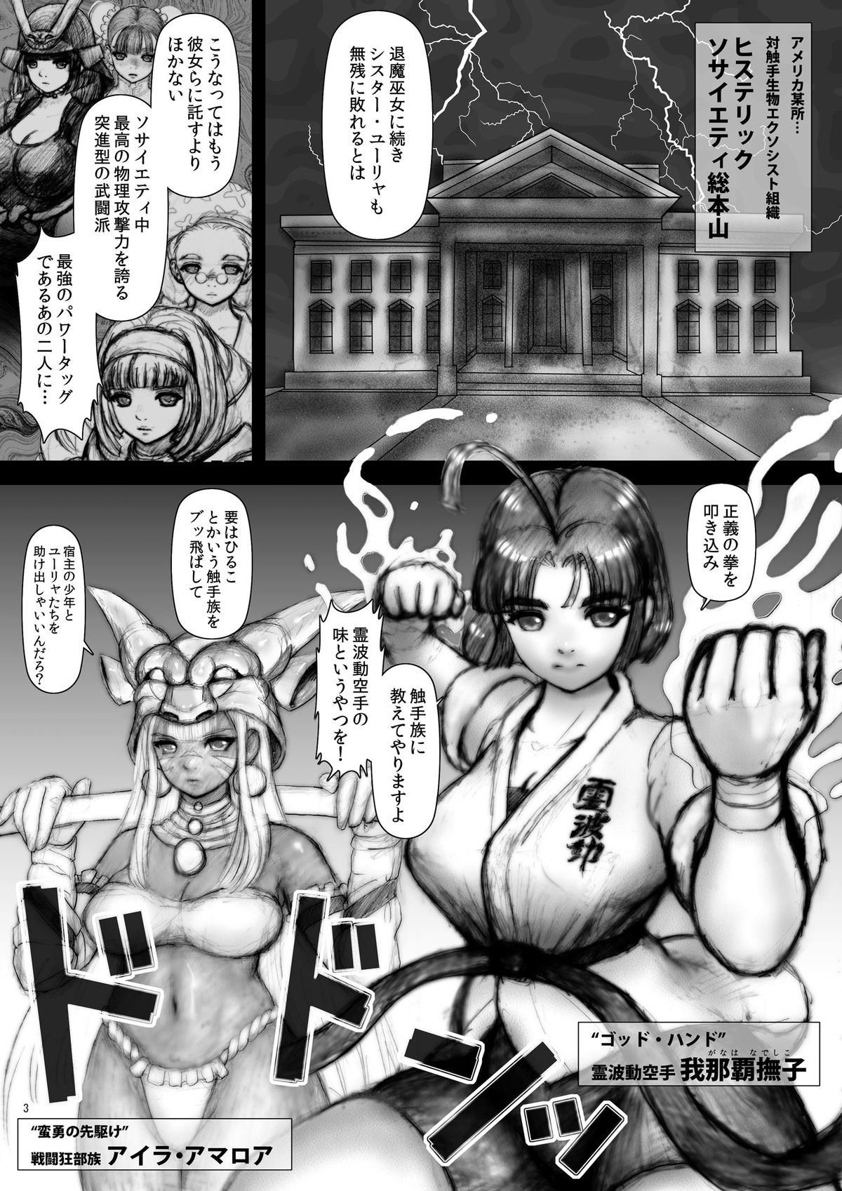 [ぱいんとさいず] ヌルマニア ～女勇傑散華編～ page 3 full