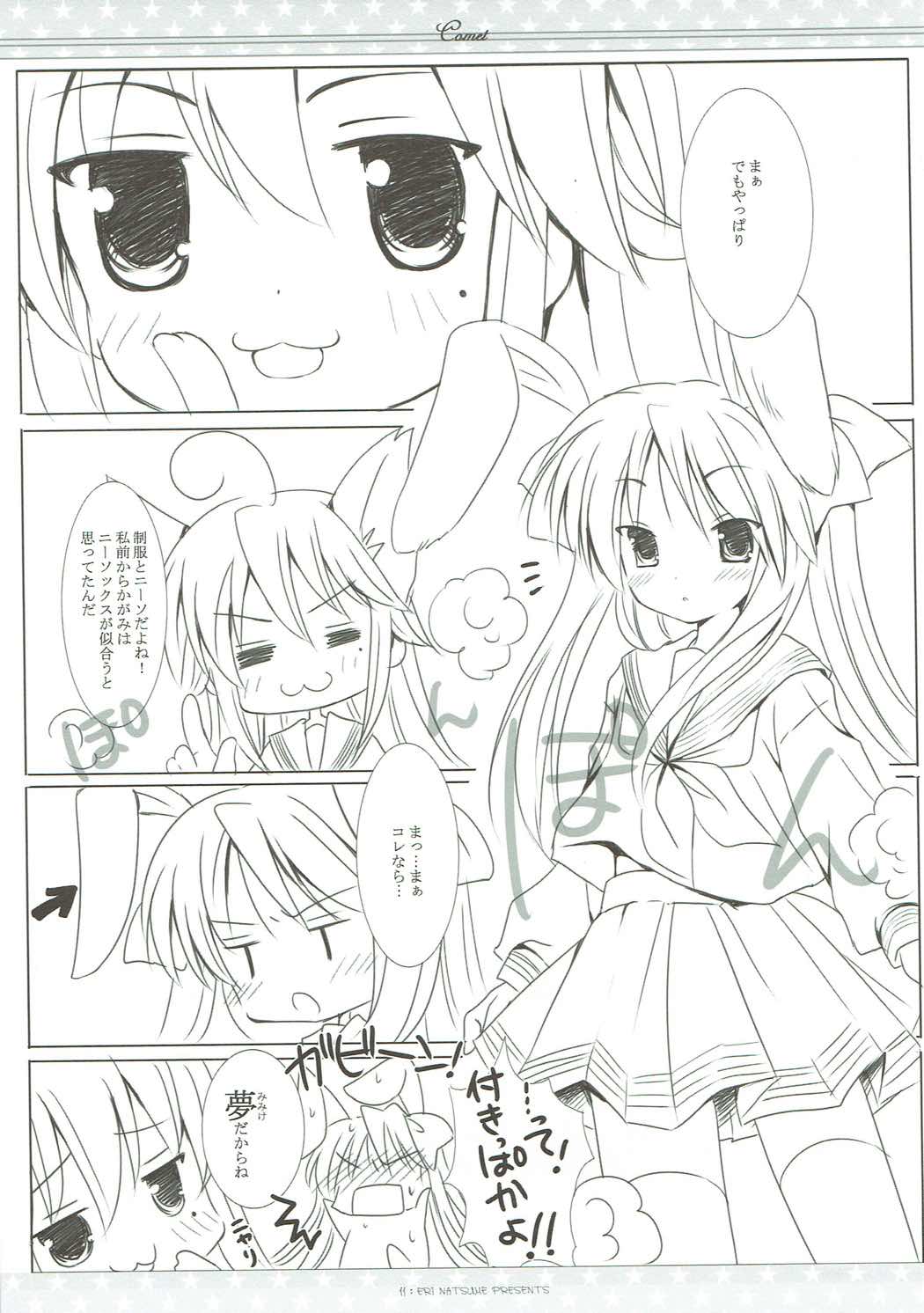 (Mimiket 17) [Ichigosize (Natsume Eri)] Suisei (Lucky Star) page 10 full