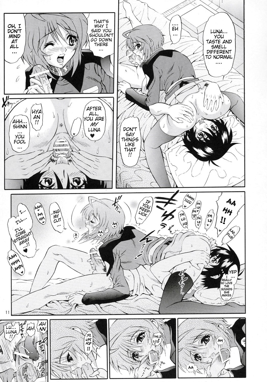 (C70) [GUST (Harukaze Soyogu)] Burning!! 3 (Mobile Suit Gundam SEED DESTINY) [English] [Rhapfan] page 10 full