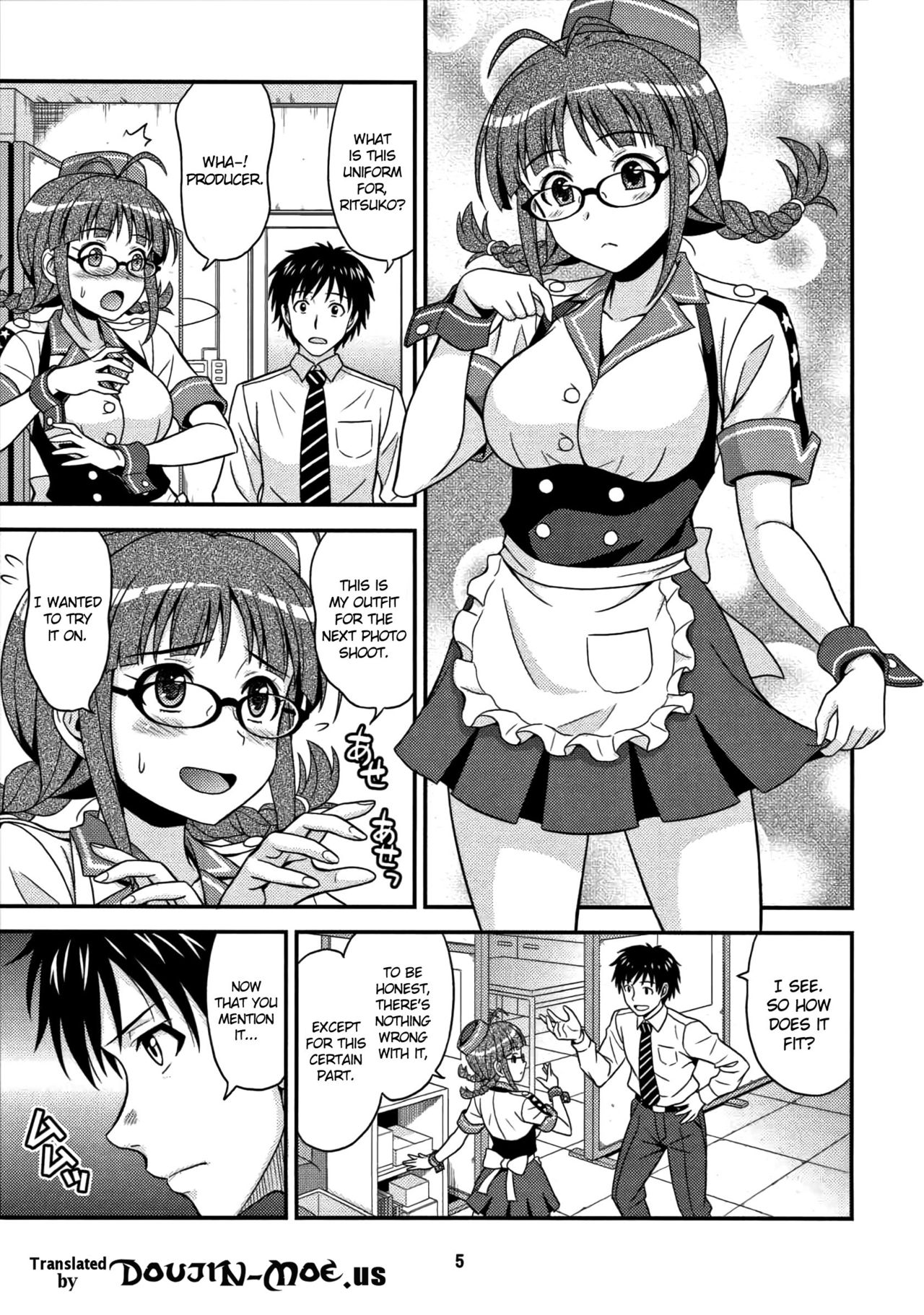 (C88) [Junpuumanpandou (Hida Tatsuo)] Love Ritsuko (THE IDOLM@STER) [English] {doujins.com} page 4 full