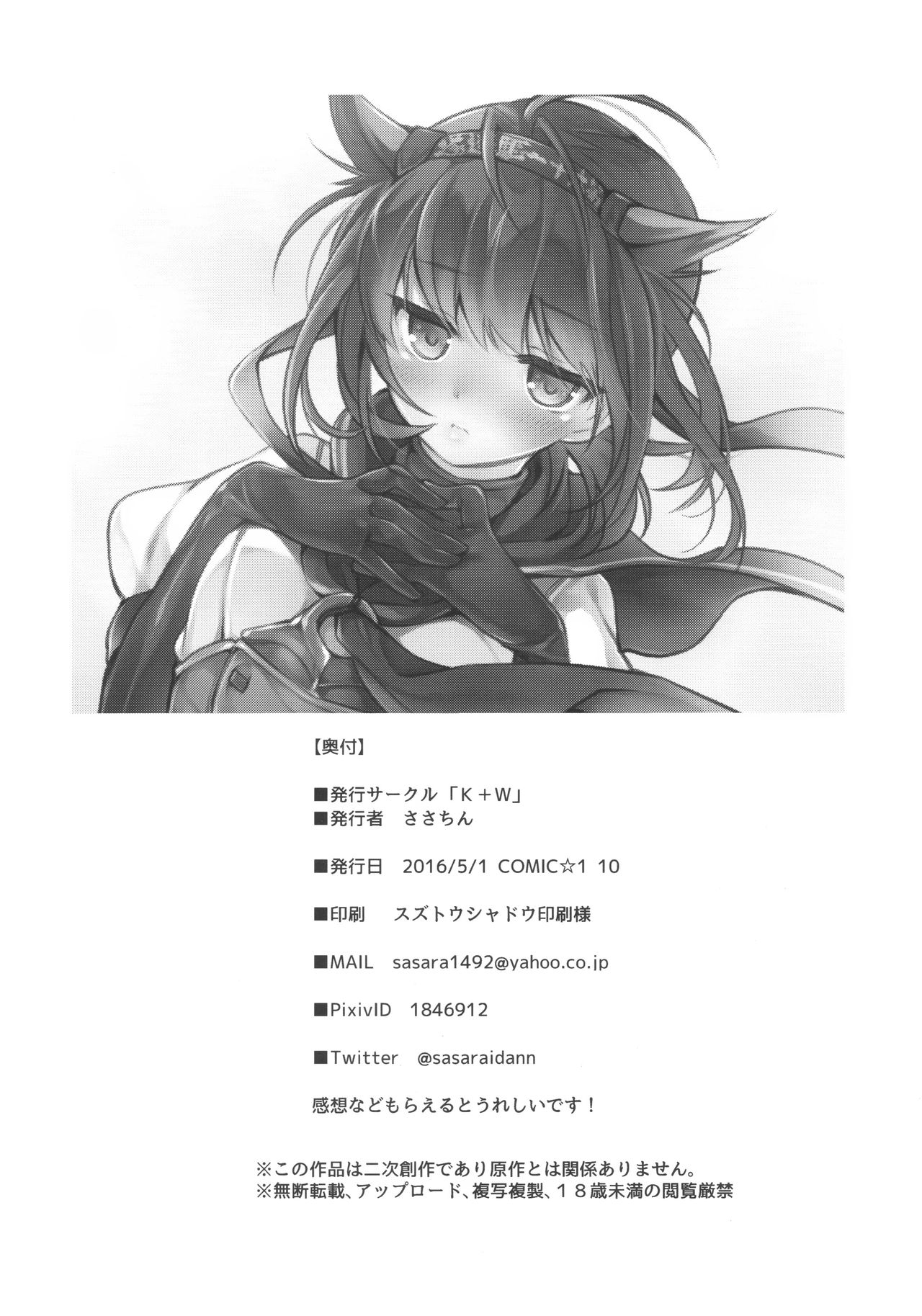 (COMIC1☆10) [K+W (Sasachinn)] Hatsuzuki no Yoru ni Kokoro Tokashite | Heart Melt on the Night of the New Moon (Kantai Collection -KanColle-) [English] [iamadooddood + /a/nonymous] page 21 full