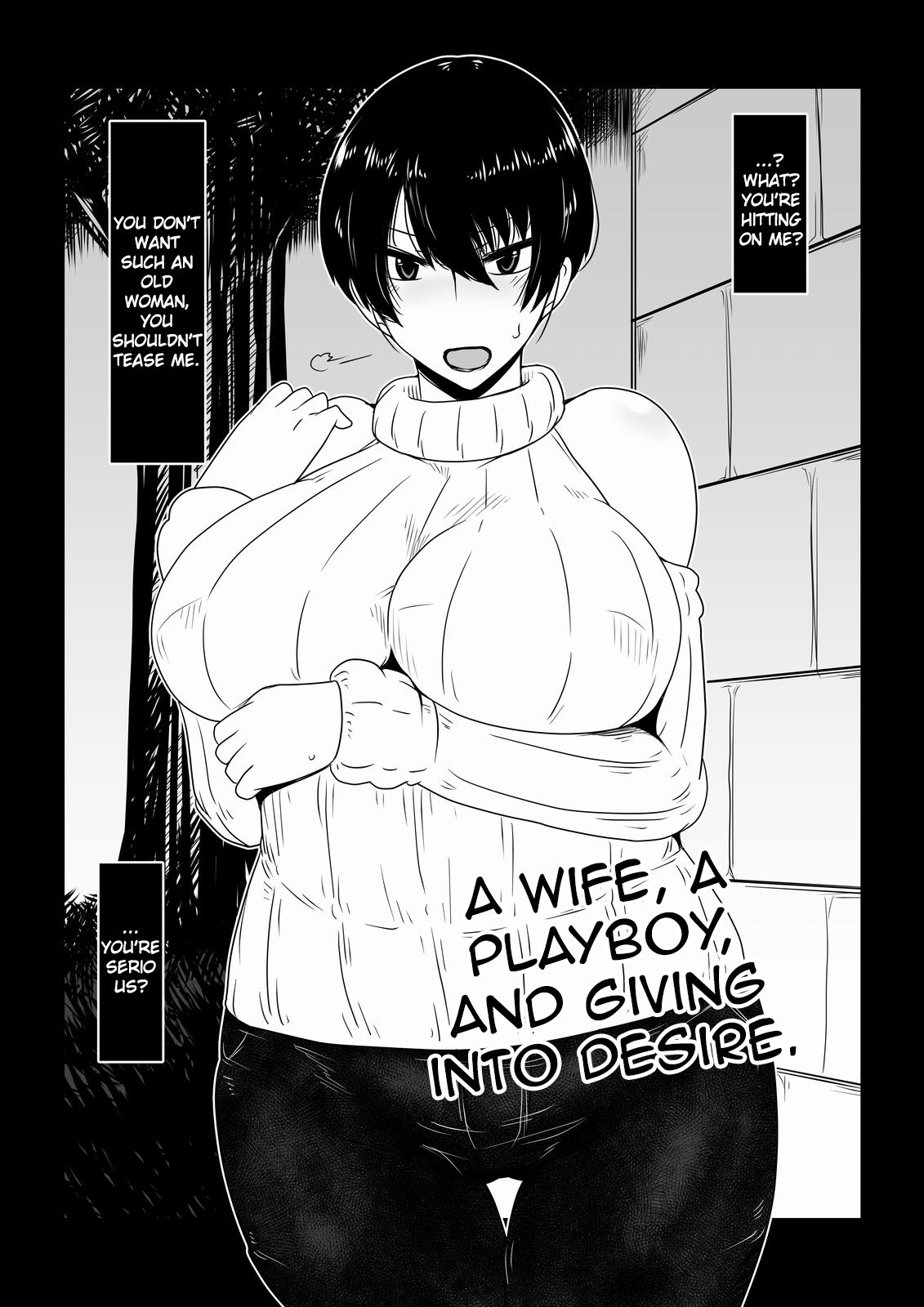 [Hroz] Hitozuma, Nanpa, Kuppuku. | A Wife, A Playboy, and Giving into Desire. [English] {Erelzen} page 1 full