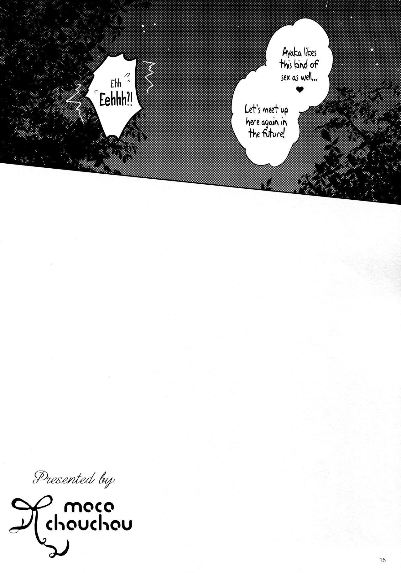 (COMIC1☆10) [moco chouchou (Hisama Kumako)] Yuutousei Ayaka no Uraomote 1.5 | The Two Sides of the Honour Student Ayaka 1.5 [English] {Hennojin} page 15 full