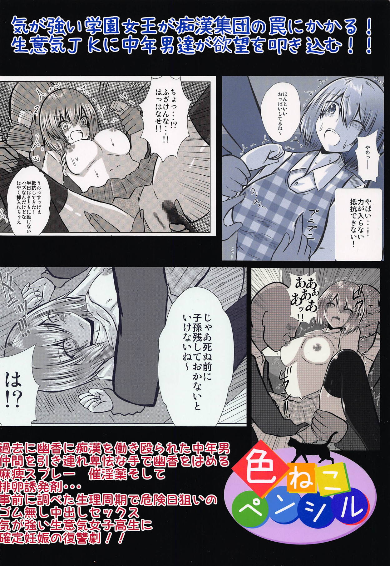 (Reitaisai 16) [Iro Neko Pencil (Iroen)] Joshikousei Kazami Yuuka Chikan Densha Higai (Touhou Project) page 25 full