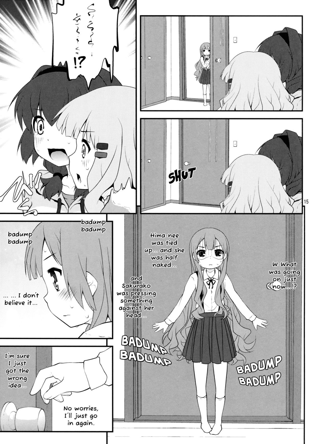 (COMIC1☆7) [Purimomo (Goyac)] Himegoto Flowers 5 | Secret Flowers 5 (YuruYuri) [English] [Yuri-ism] page 14 full