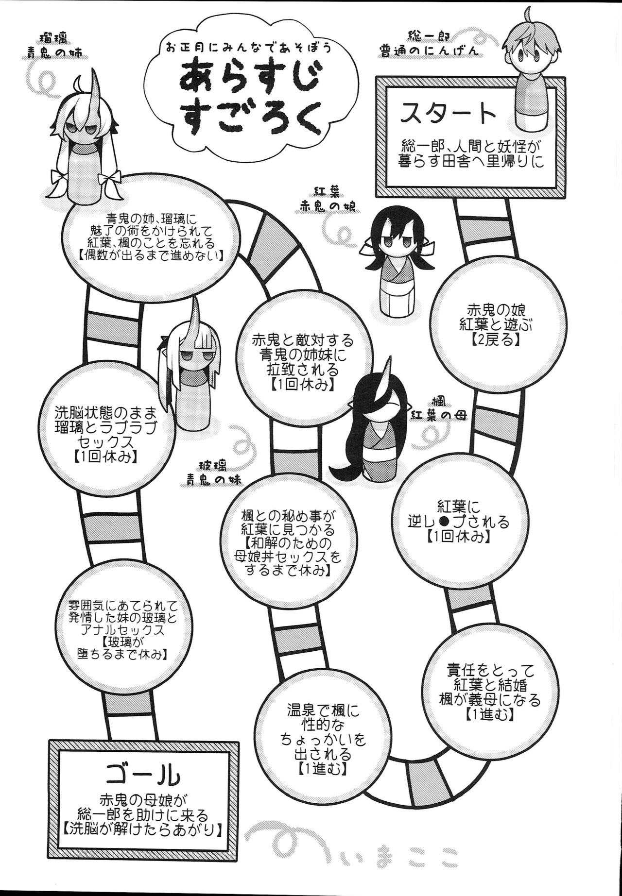 (C95) [Dodo Fuguri (Shindou)] Oni no Oyako wa Hito no Osu to Kozukuri ga Shitai ~Dakkan Hen~ page 3 full