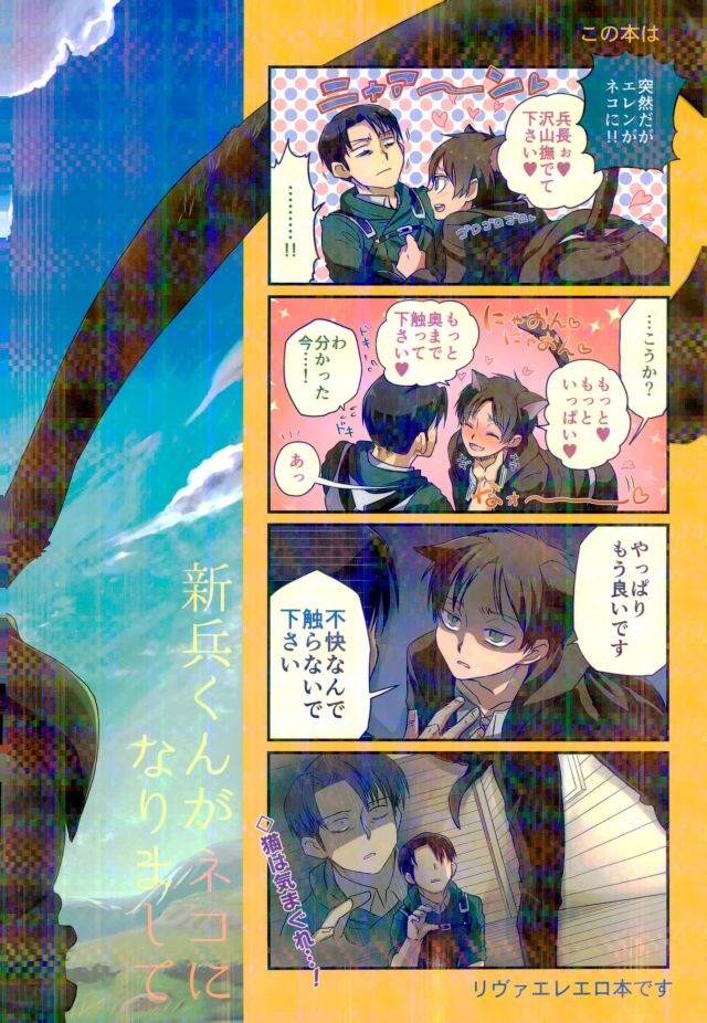 (C91) [Sonic (PANA)] Shinpei-kun ga Neko ni Narimashite (Shingeki no Kyojin) page 30 full