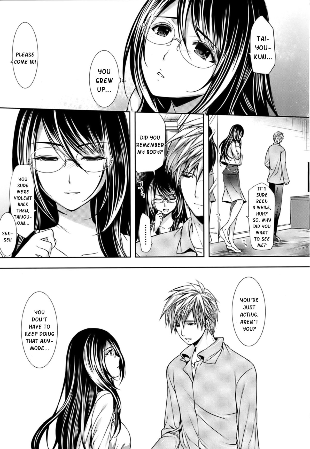 [Ohkami Ryosuke] Sange Ketsujitsu ~Saikai, Soshite ai no aru Sex | When Flowers Wither, Trees Bear Fruit~ (Hazukashii Chibusa) [English] [kusanyagi] page 3 full