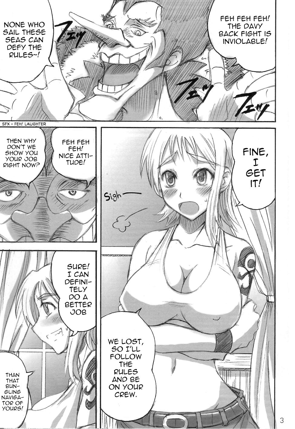 (SC23) [Majimeya (isao)] Majimeya Yawa (One Piece) [English] page 3 full
