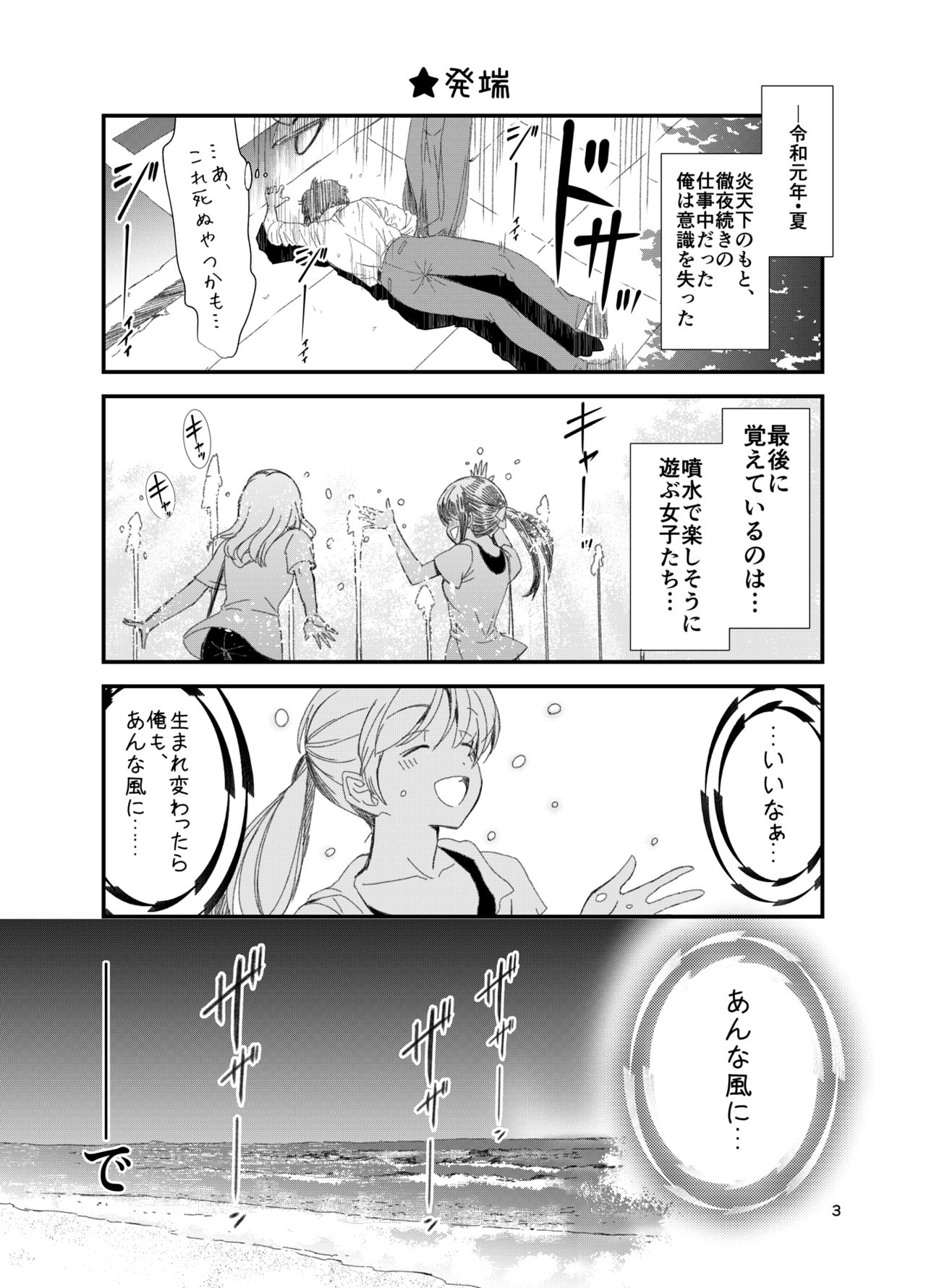 [Yuzumonaka (Hinaki)] Isekai TS Houkai Shita Sekai de Ichaicha Survival Suru Ohanashi -Early Access α1.0 Ban- [Digital] page 3 full