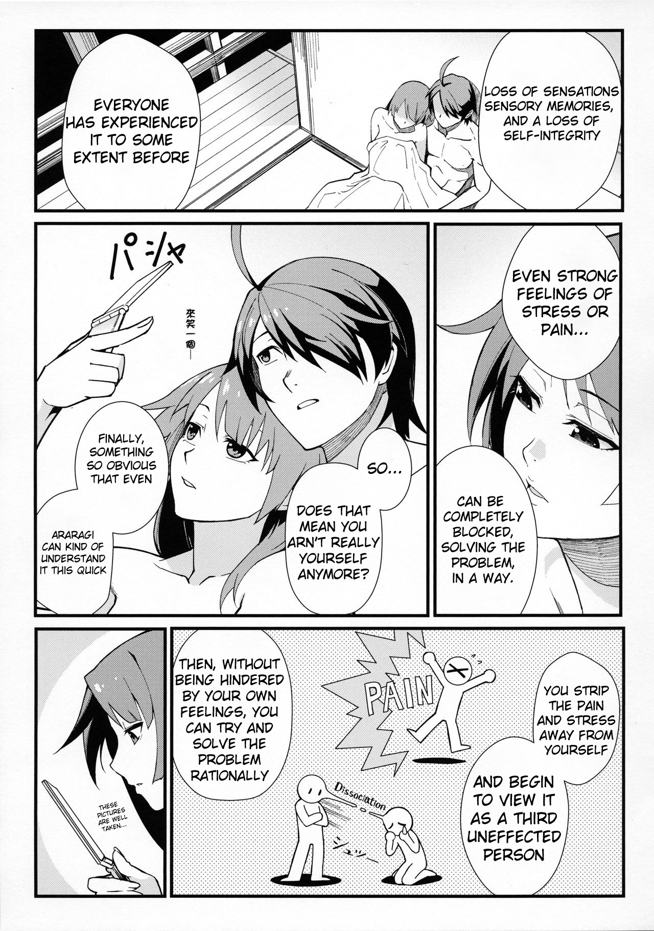 (C90) [Kayoudou (Matsuka)] Hanekawa BLACK (Bakemonogatari) [English] [Hornless] page 18 full