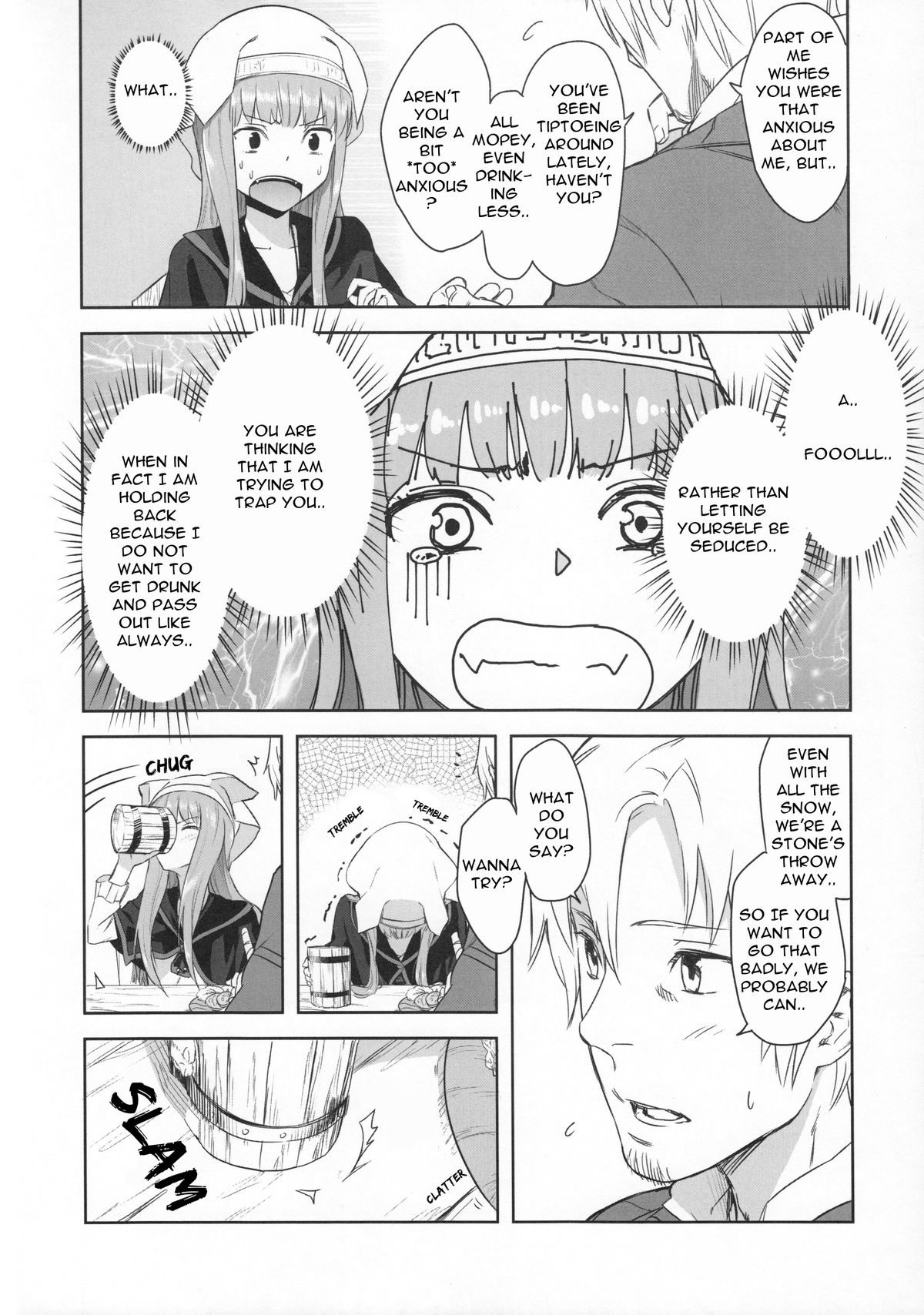 (C83) [Ajisaidenden (Kawakami Rokkaku, Takanashi Rei)] Harvest II (Spice and Wolf) [English] {Drunken Wolf} page 8 full