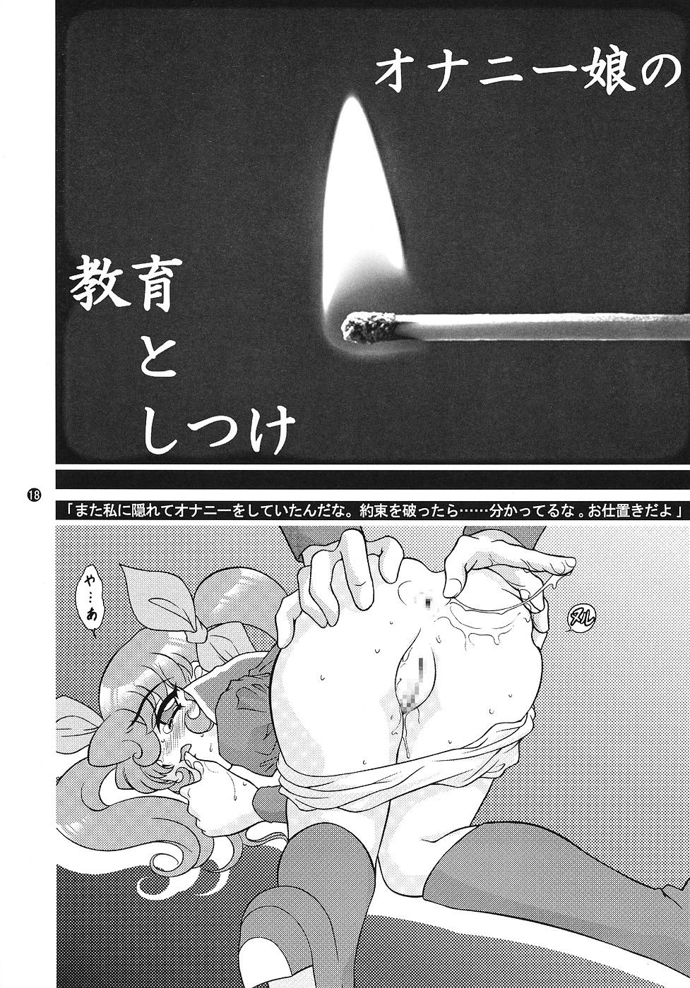 [FLASHBACK & Nippon Gyouretsu Shinkoukai] CHARA EMU CHARACTER EMULATION Series 1 MAGICALGIRLS (Mahou Shoujo Series) page 17 full