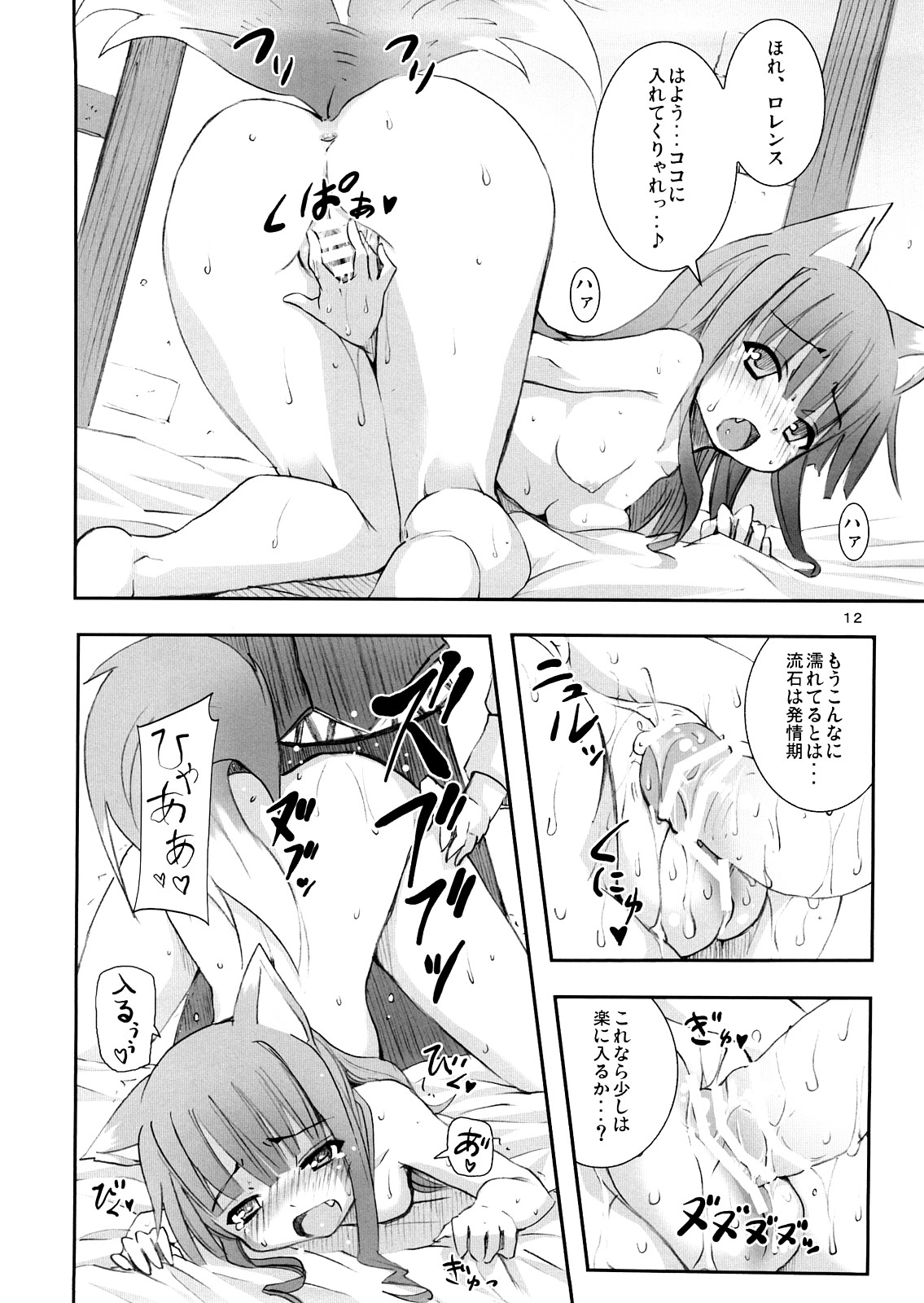 [Nounai Kanojo (Kishiri Toworu)] Ookami to Ookamiotoko (Spice and Wolf) page 12 full