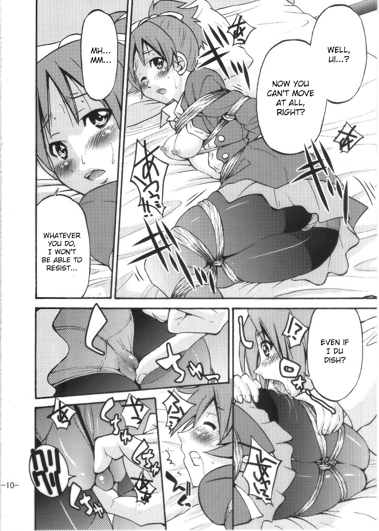 (C77) [Ponyfarm (Inoue Yoshihisa)] PONY-ON! 2 ~Onee-chan no Nawa tte Attakaku te Kimochi ii yo ne? (K-ON!) [English] [CrowKarasu] page 9 full