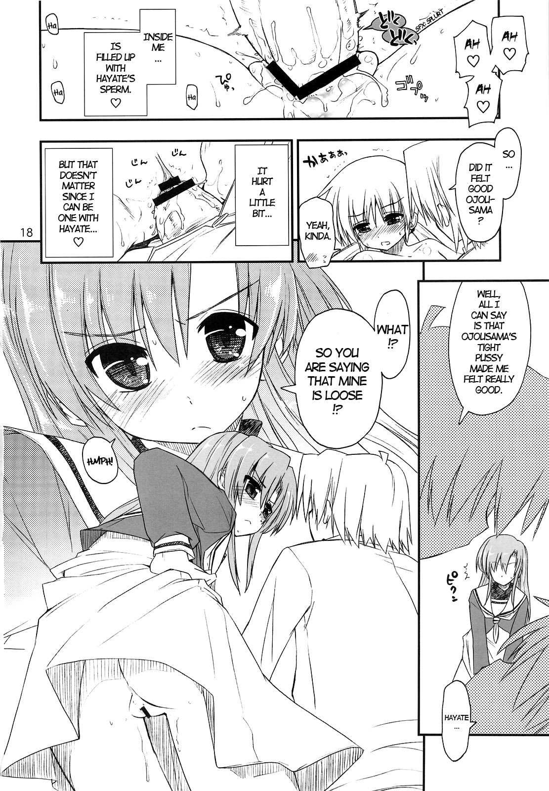 (C75) [Girigiri Nijiiro (Kamino Ryu-ya)] Nanoda!!! + Omake (Hayate no Gotoku) [English] [UNANIMAS] page 17 full