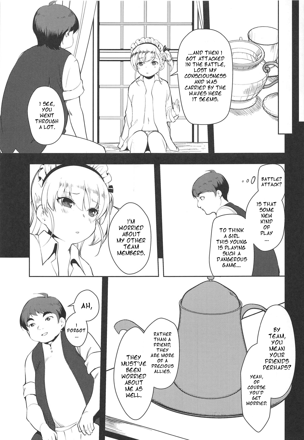 (C94) [P-POINT (Pikazo)] Bel-chan no Ongaeshi | Bel-chan Returning The Favor (Azur Lane) [English] [AEROZEXT] page 8 full