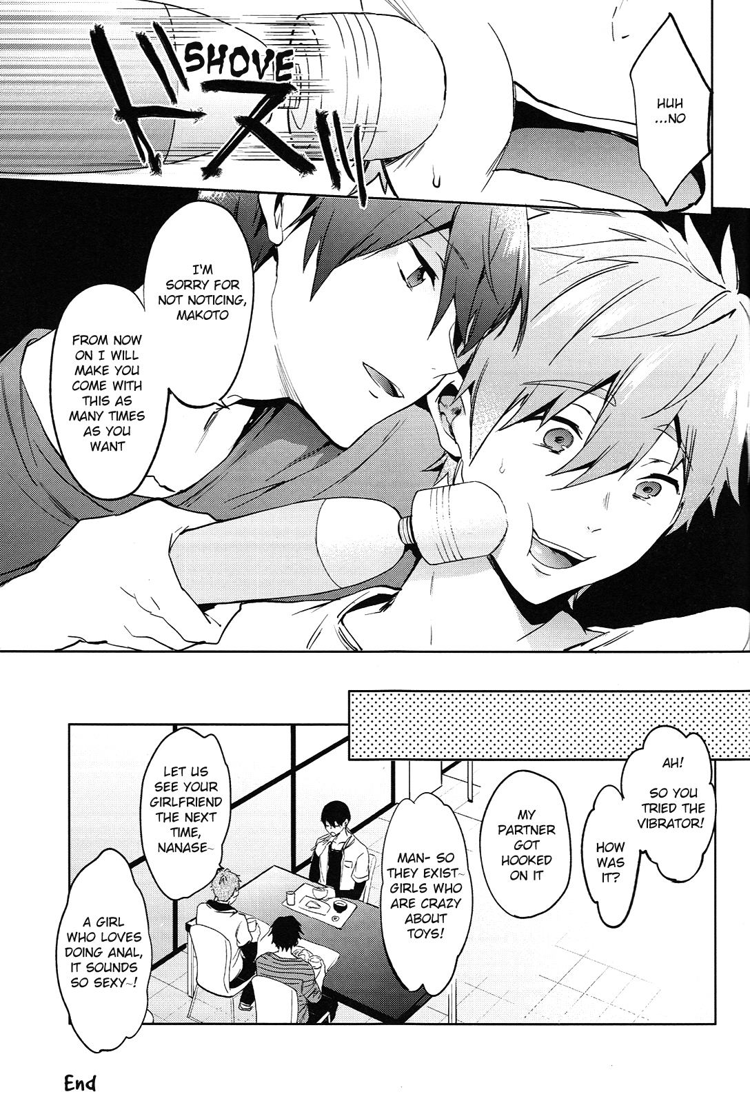 (Renai Jiyuugata!entry6) [American ☆ Rock (Kotarou)] DeNmA! (Free!) [English] [ebil_trio] page 28 full