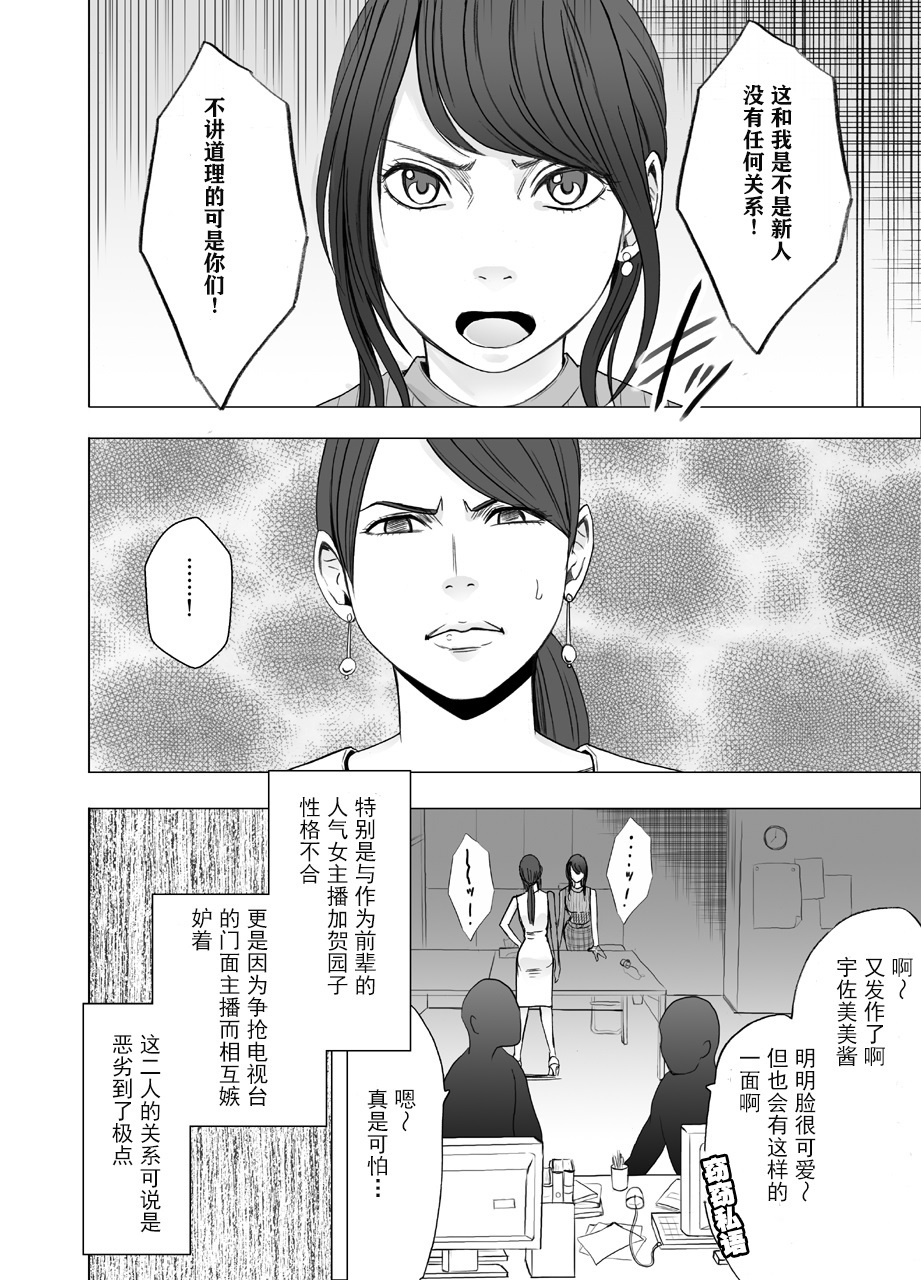 [Crimson] Ki ga Tsuyoi Joshi Announcer ga Kutsujoku ni Taerarenaku Naru made Les Ijime Hen | 把强势的女主播玩弄到无法忍耐为止 蕾丝凌虐篇 [Chinese] [不可视汉化] page 6 full