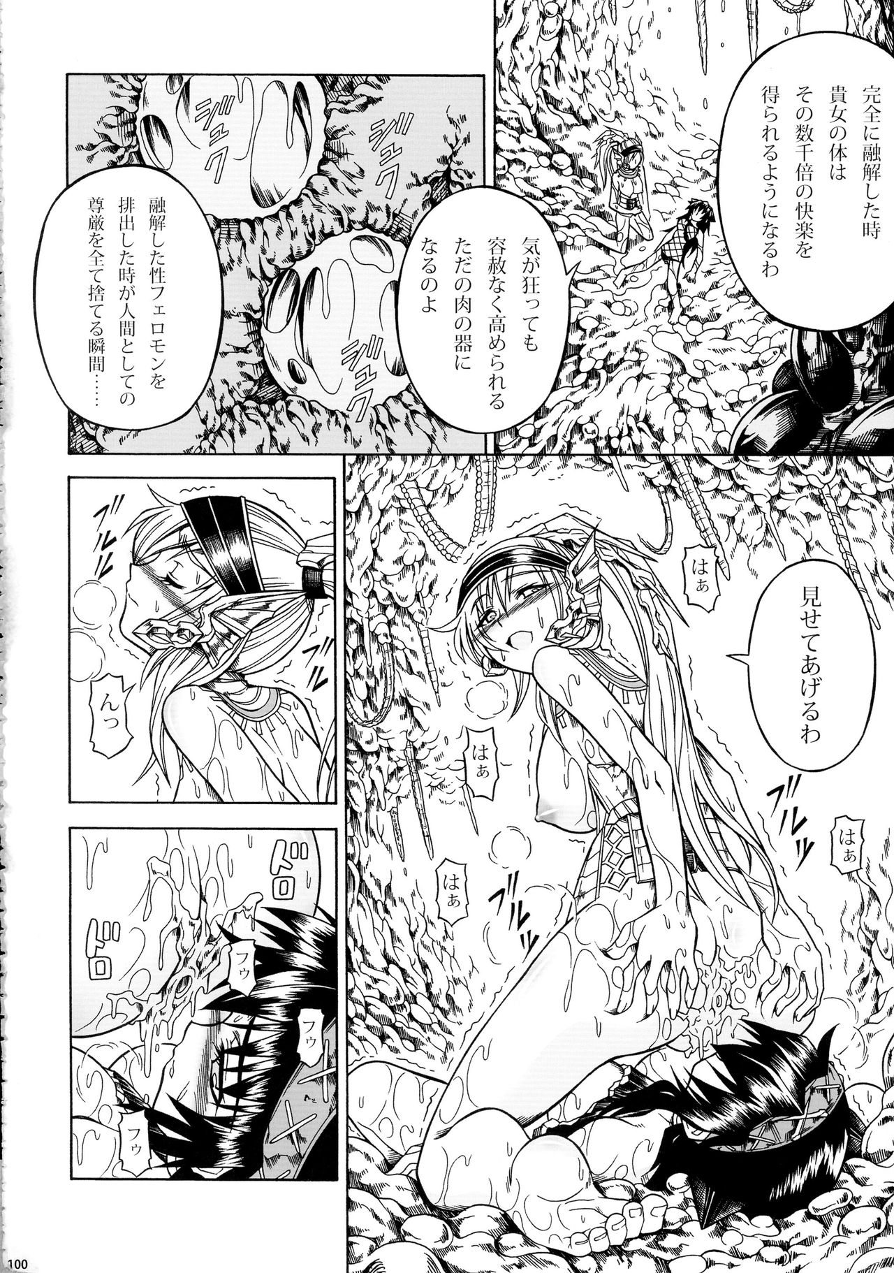 (C90) [Yokohama Junky (Makari Tohru)] Solo Hunter-tachi no Seitai (Monster Hunter) page 100 full