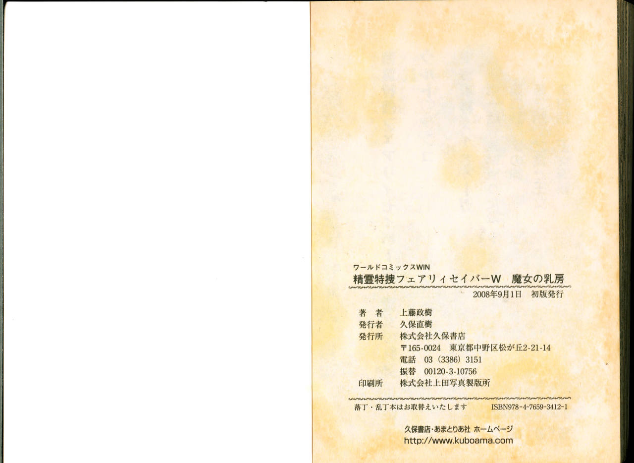 [Kamitou Masaki] Seirei Tokusou Fairy Saber W Majo no Chibusa [Chinese] page 98 full
