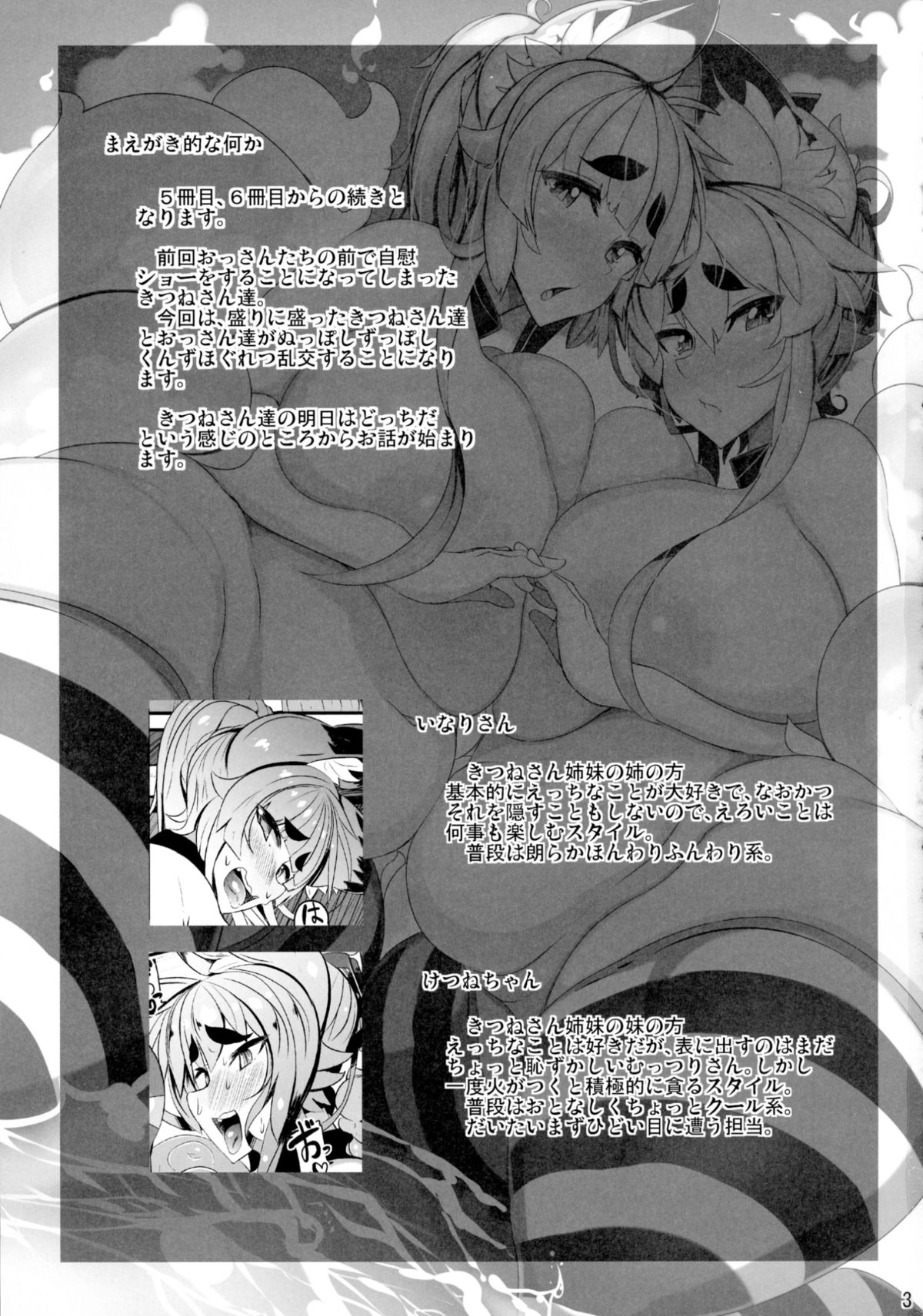 (C88) [Metoro Notes (Tsumetoro)] Kitsune-san no H na Hon 7 page 3 full