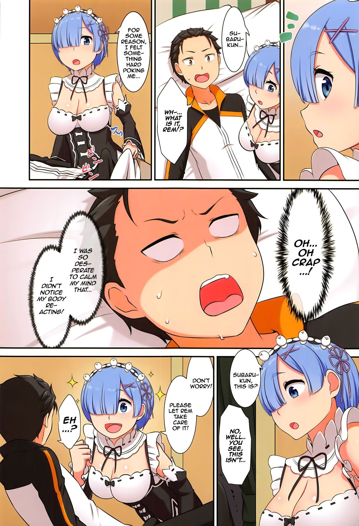 (C95) [MAT (Pararan)] Rem de Atatamarimasu ka? | Shall Rem warm you up? (Re:Zero kara Hajimeru Isekai Seikatsu) [English] [EHCOVE] page 6 full