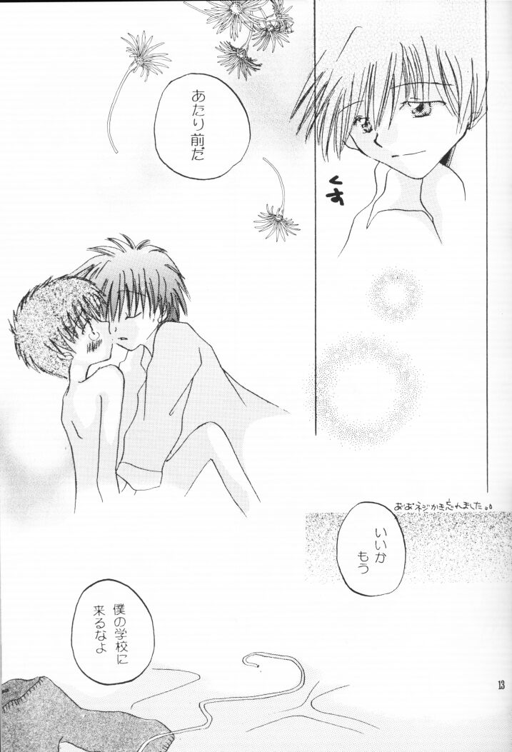 [Gyaroppu Daina ・ Lovers (Akechi Rikuwo + Narita Rumi)] Shounen Gyakutai Ron (Neon Genesis Evangelion) page 12 full