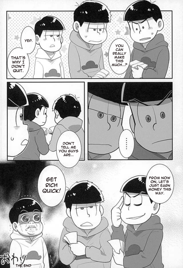 (C89) [Optimism small country (Horikiri Haruto)] Sutabaa no Ura Menu (Osomatsu-san) [English] [Rapinii] page 19 full