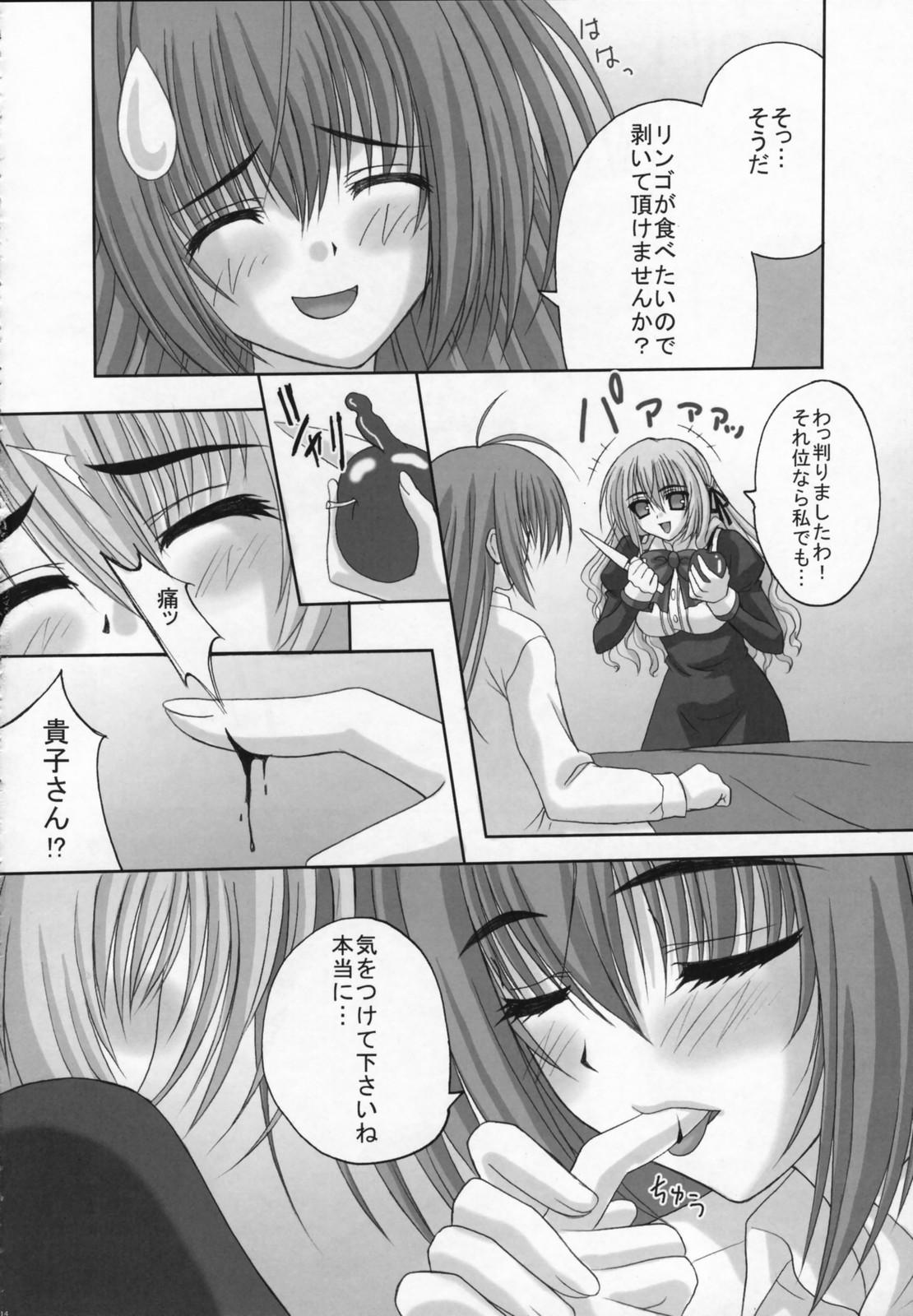 (C71) [TAMARANCHI (Shinbo Tamaran)] Amaryllis ～ Sanbi saseru Koi ～ (Otome wa Boku ni Koishiteru) page 13 full