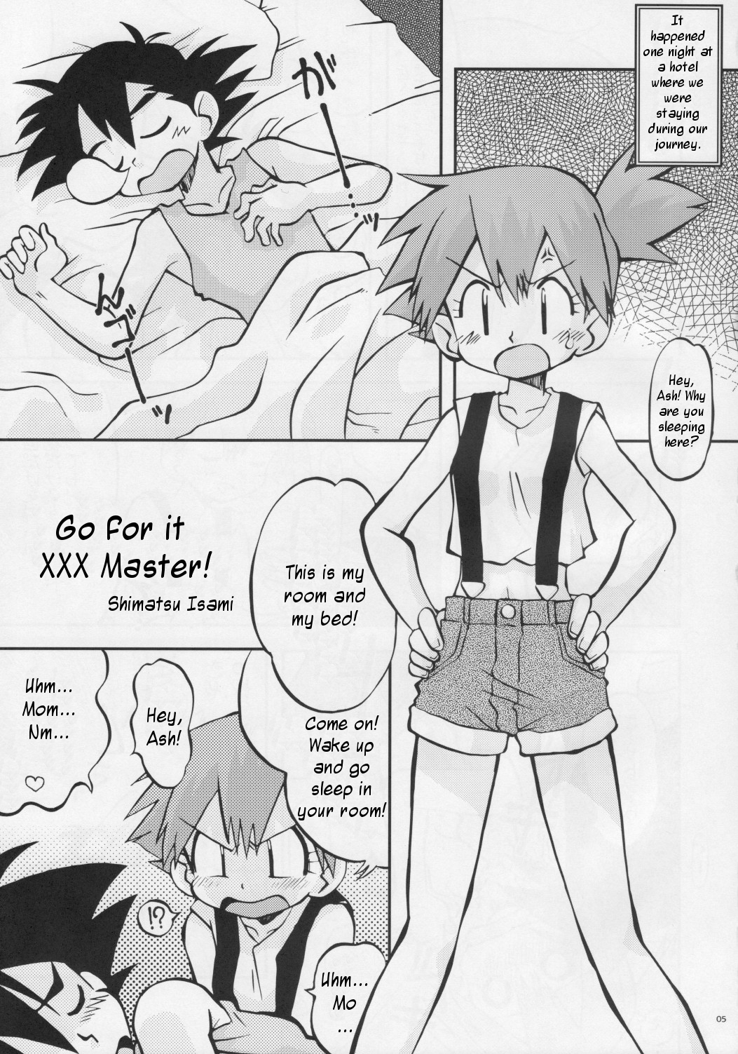 (Puniket 17) [Ukkaridou (Shimazu Isami)] Itsu mo Itsu demo Honki de Ikiteru (Pokémon) [English] [Kusanyagi] page 4 full