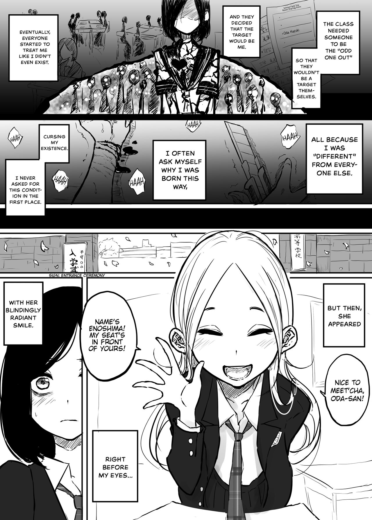 [Pandacorya] The Girl With a Mirrored Heart | Sousaku Yuri: Shinzou ga Gyaku ni Aru Onnanoko no Hanashi [English] page 2 full