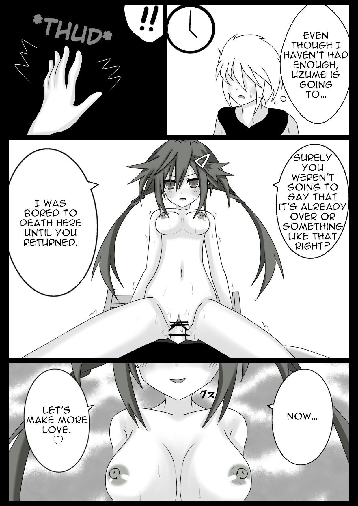 [G.G. Kakeru] Kurome & Uzume to Ichaicha Suru Manga Kurome Hen (Hyperdimension Neptunia) [English] [tabibit0] page 12 full