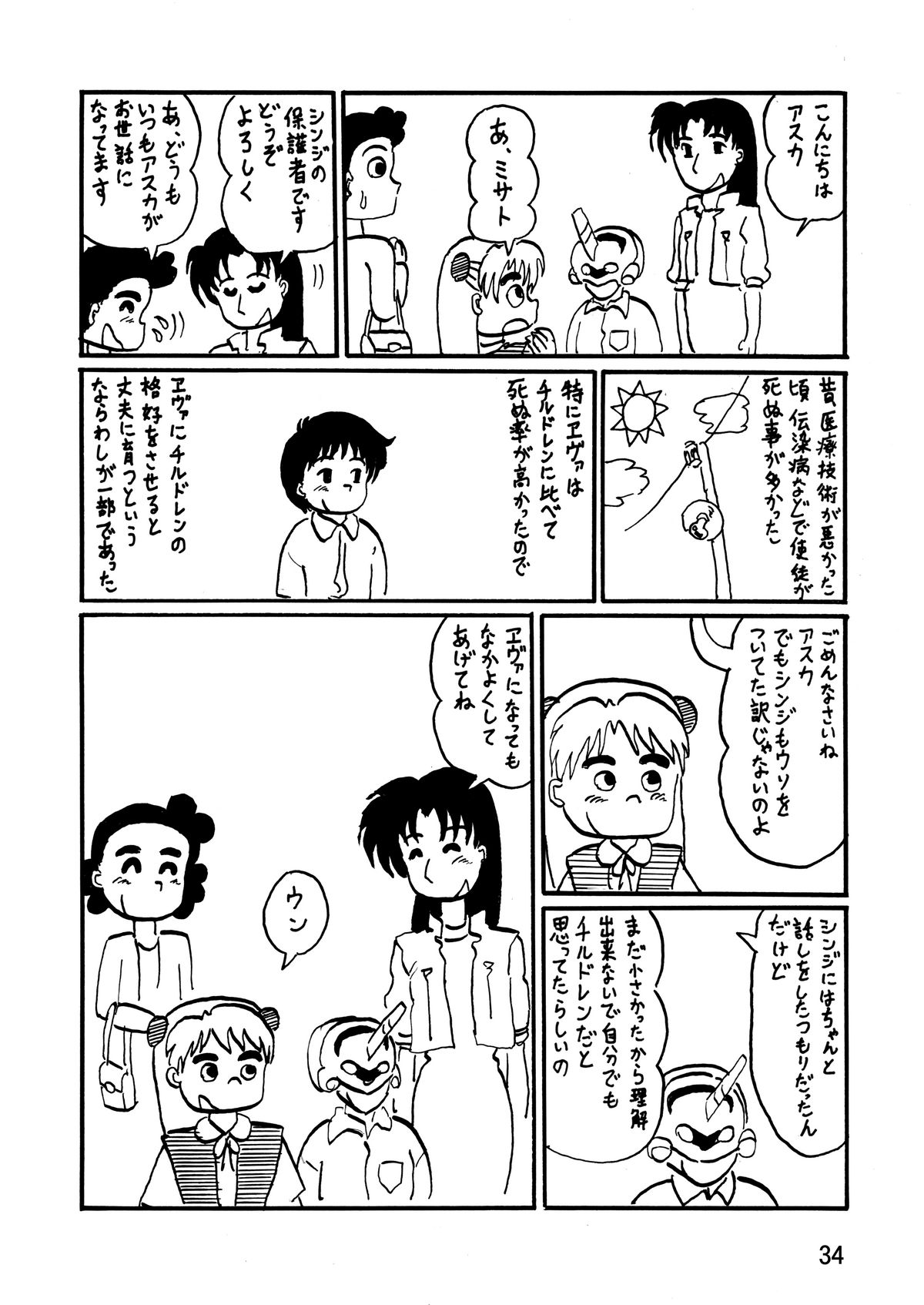 (C80) [Thirty Saver Street 2D Shooting (Maki Hideto, Sawara Kazumitsu, Yonige-ya No Kyou)] Second Uchuu Keikaku 8 (Neon Genesis Evangelion) page 34 full