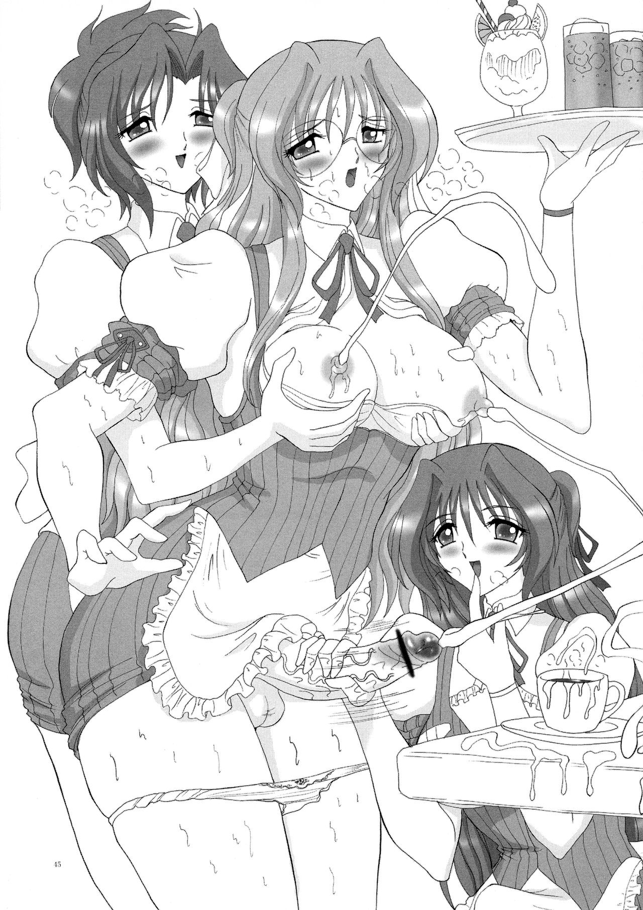 (SC32) [Yomosue Doukoukai (Gesho Ichirou)] dokidoki Angel III (Choukou Tenshi Escalayer) page 45 full