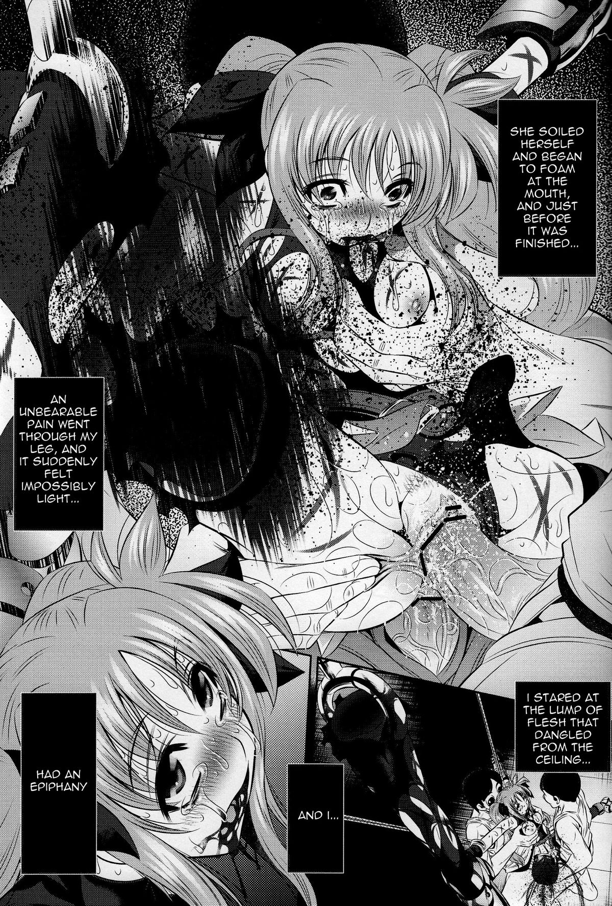 (C77) [Yuugai Tosho Kikaku (Tanaka Naburu)] Goumon Kan Nappa hen | Rape Leaves (Mahou Shoujo Lyrical Nanoha) [English] [=Torwyn=] page 17 full