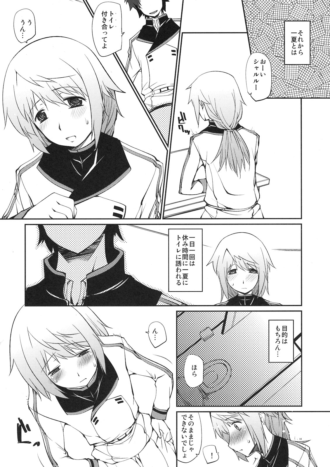 (COMIC1☆5) [Takatobiya (Haba Hirokazu)] Charlotte wa Yuutousei dakara (Infinite Stratos) page 14 full