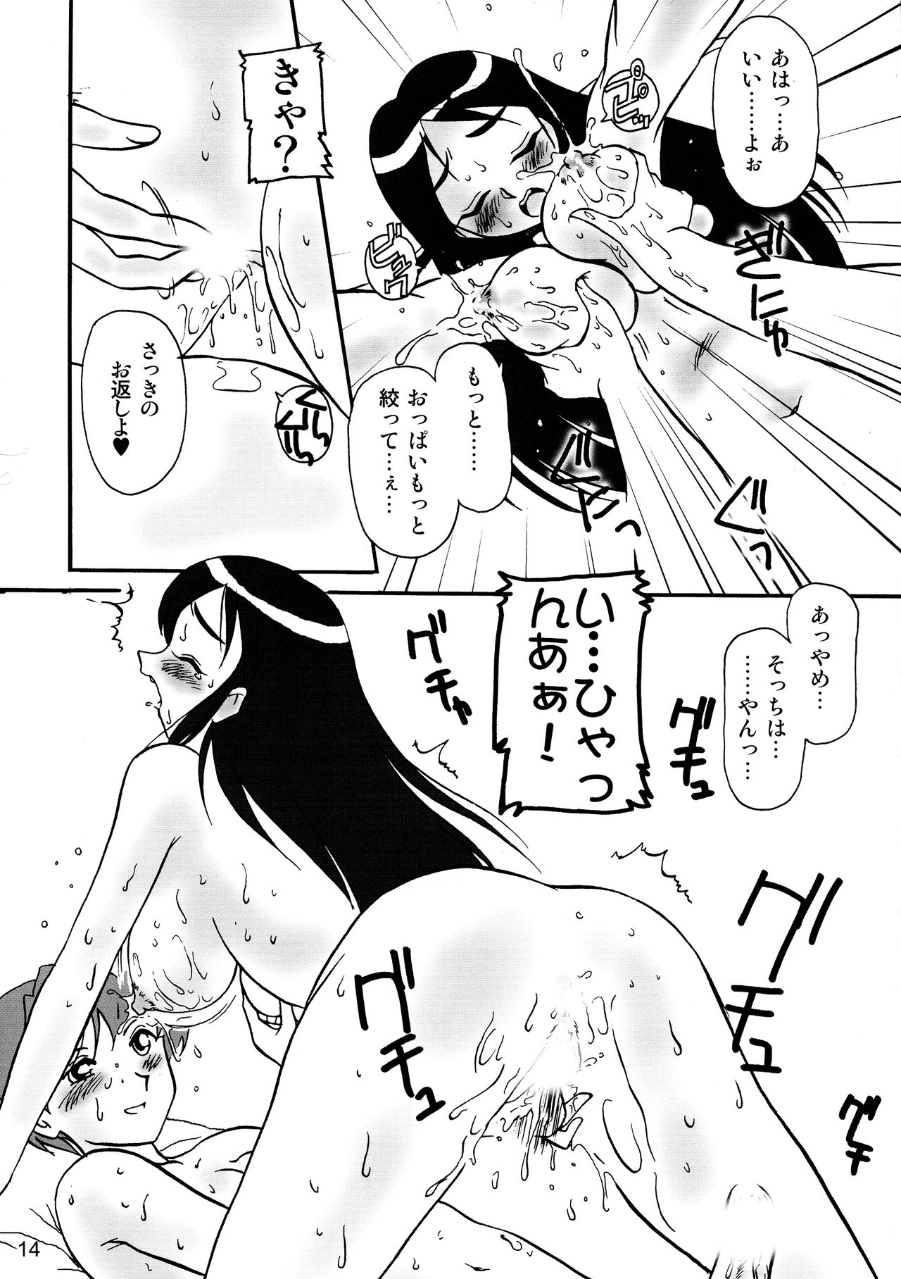 (C66) [Henachoko Domei (Yapi)] Kazariya (Futari wa Precure) page 14 full