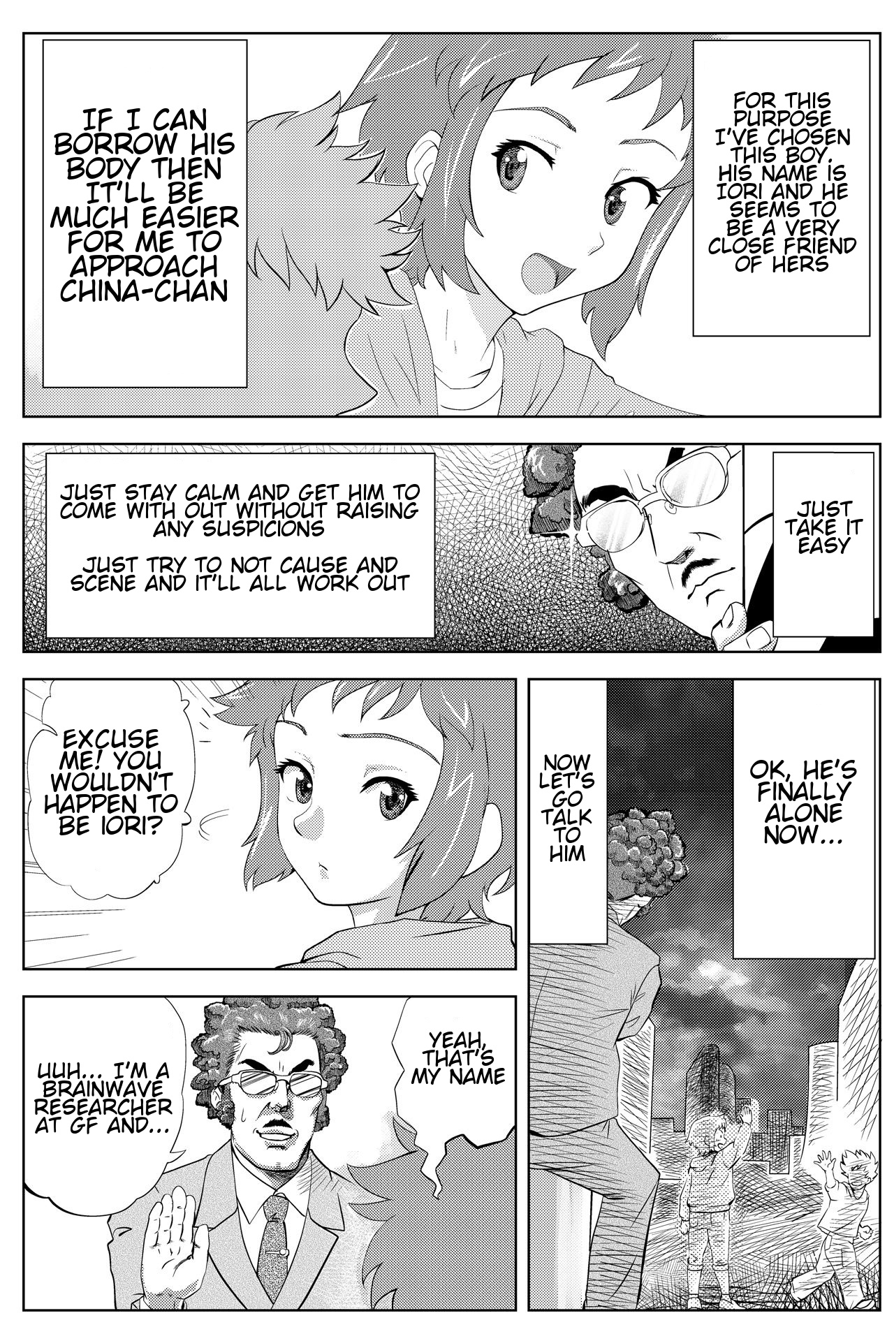 [yoyokkun] Sei-kun no Karada o Nottotta Ossan ni XX Sareru China-chan | The old man who Stole Sei's body to have his way with China-chan (Gundam Build Fighters) [English] page 3 full