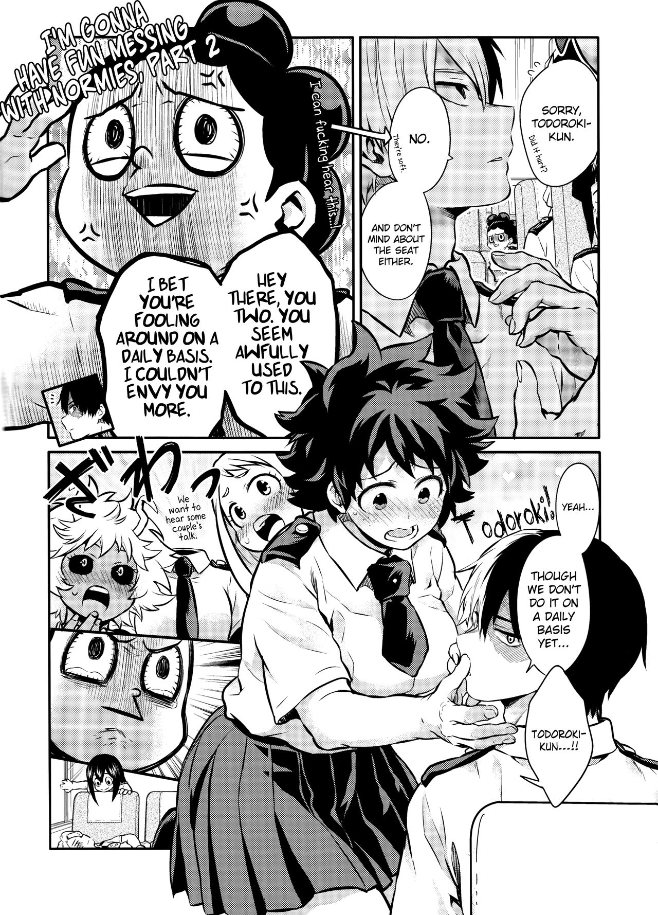 (SUPER27) [Kyujitsusyukkin (Chikaya)] Love Me Tender another story (Boku no Hero Academia) [English] [biribiri] page 22 full