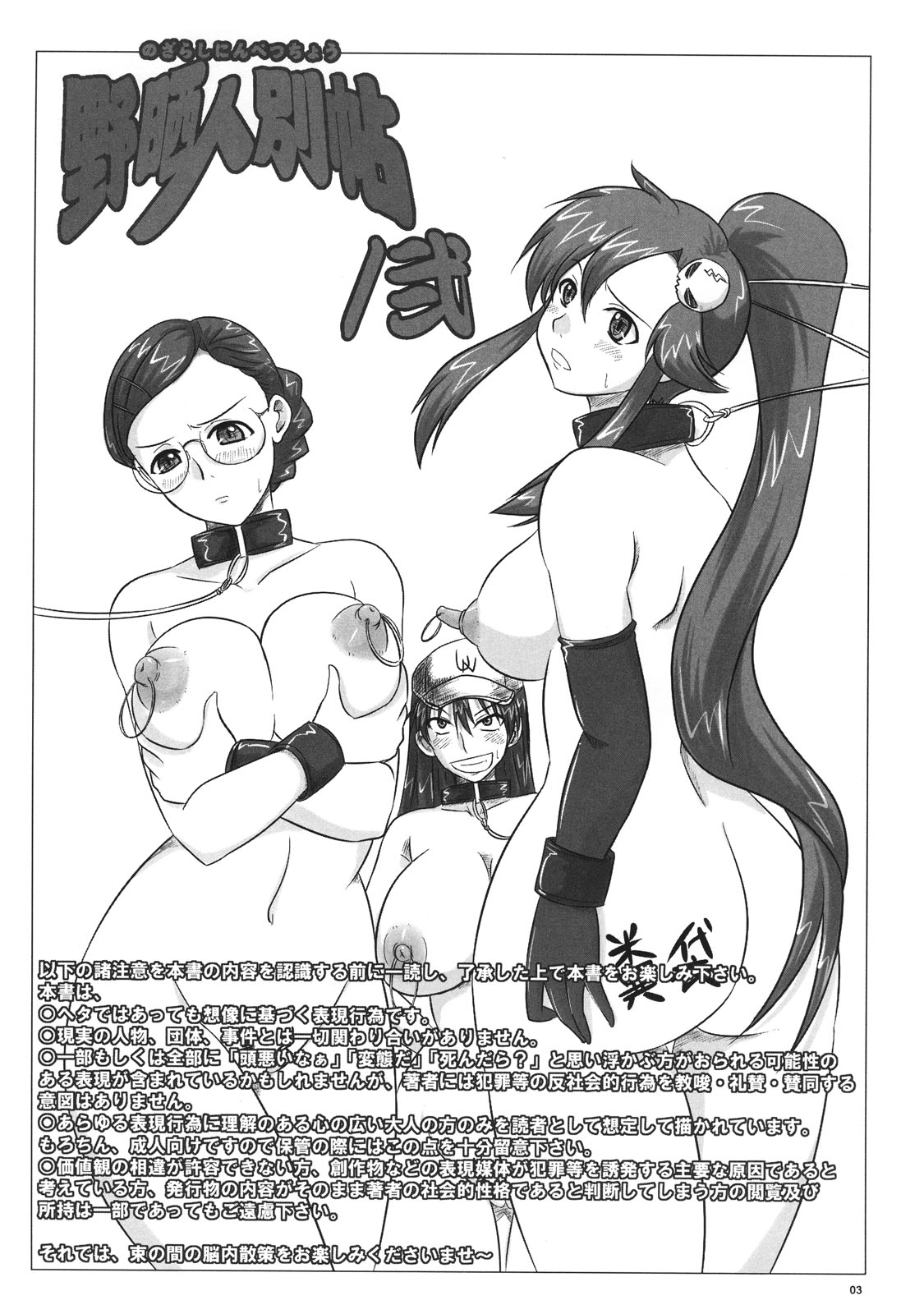 (C72) [Nozarashi (Nozarasi Satoru)] Nozarashi Ninbetsuchou Ni (THE IDOLM@STER) page 3 full