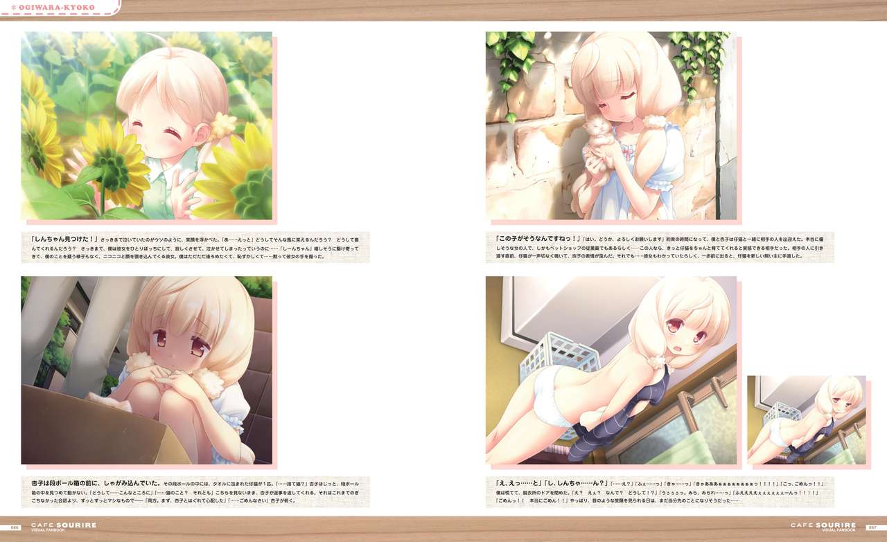 Cafe Sourire Visual Fanbook page 38 full