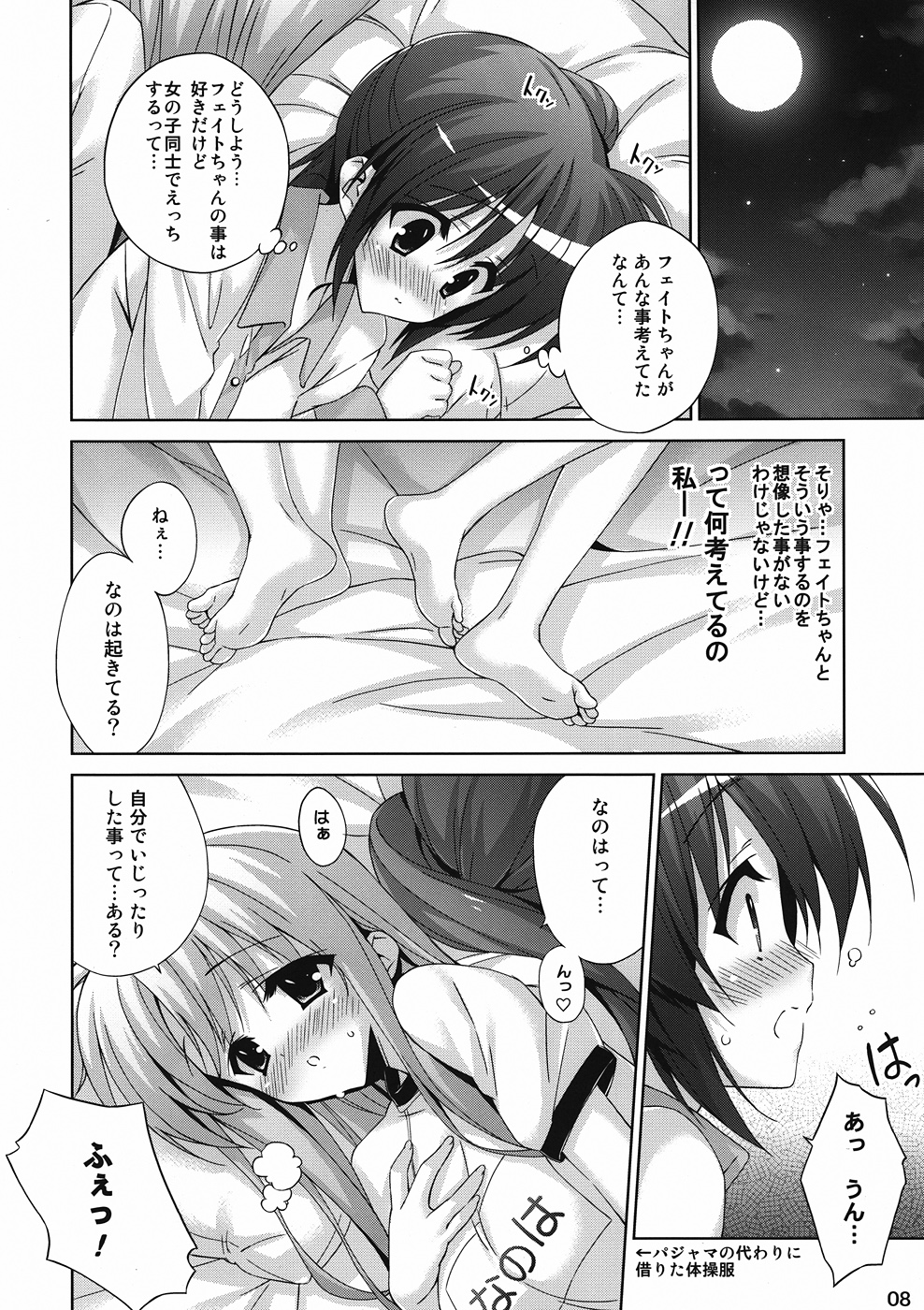 (C82) [Hitoride Dekirumon (Munyuu)] Nanoha no Nioi ga Ippai no Heya ni Zutto Futari de Iru Nante! Su-Ha-Su-Ha-! (Mahou Shoujo Lyrical Nanoha) page 7 full