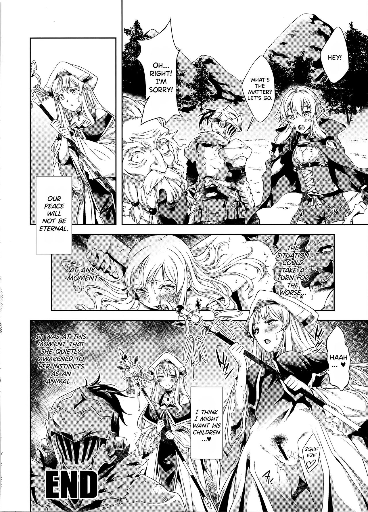 (C95) [P.Y.WORKS (Nyuutora)] sacrifice (Goblin Slayer) [English] {Hennojin} page 24 full