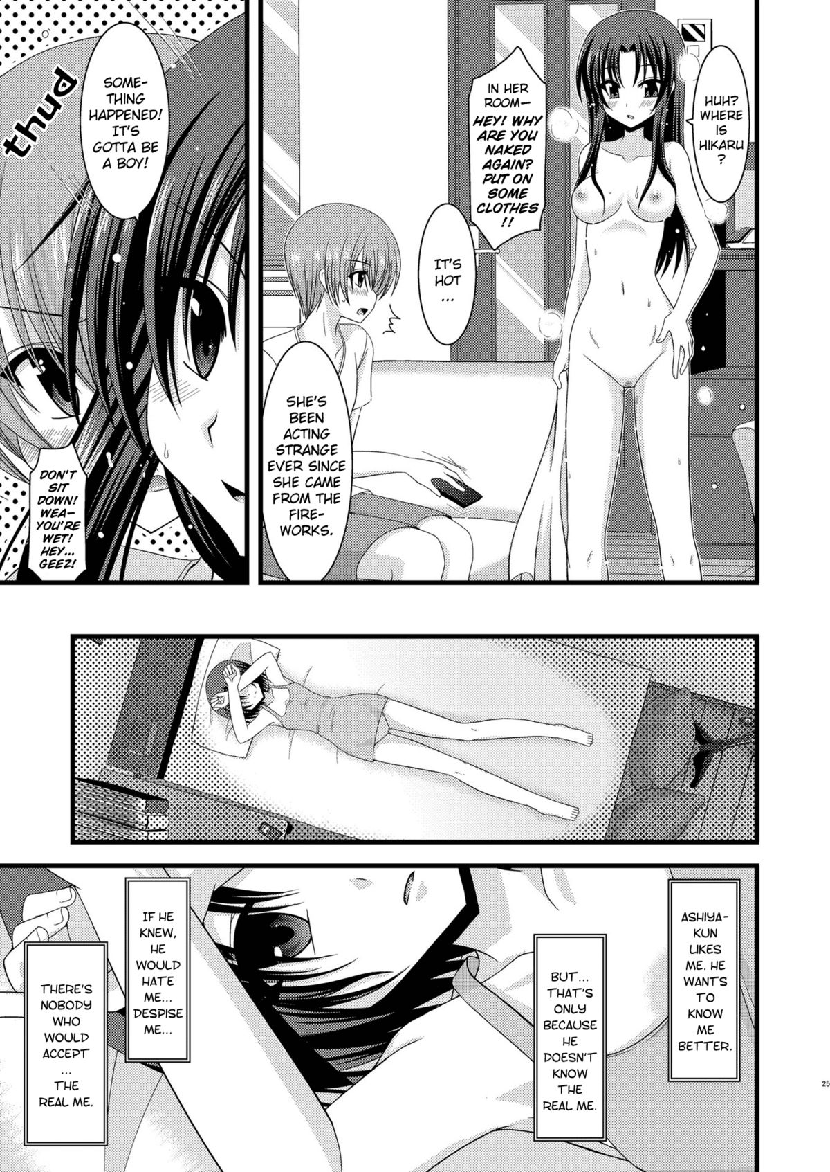 (Puniket 22) [valssu (Charu)] Roshutsu Shoujo Yuugi Roku | Exhibitionist Girl's Play 6 [English] {Munyu} [Decensored] page 24 full