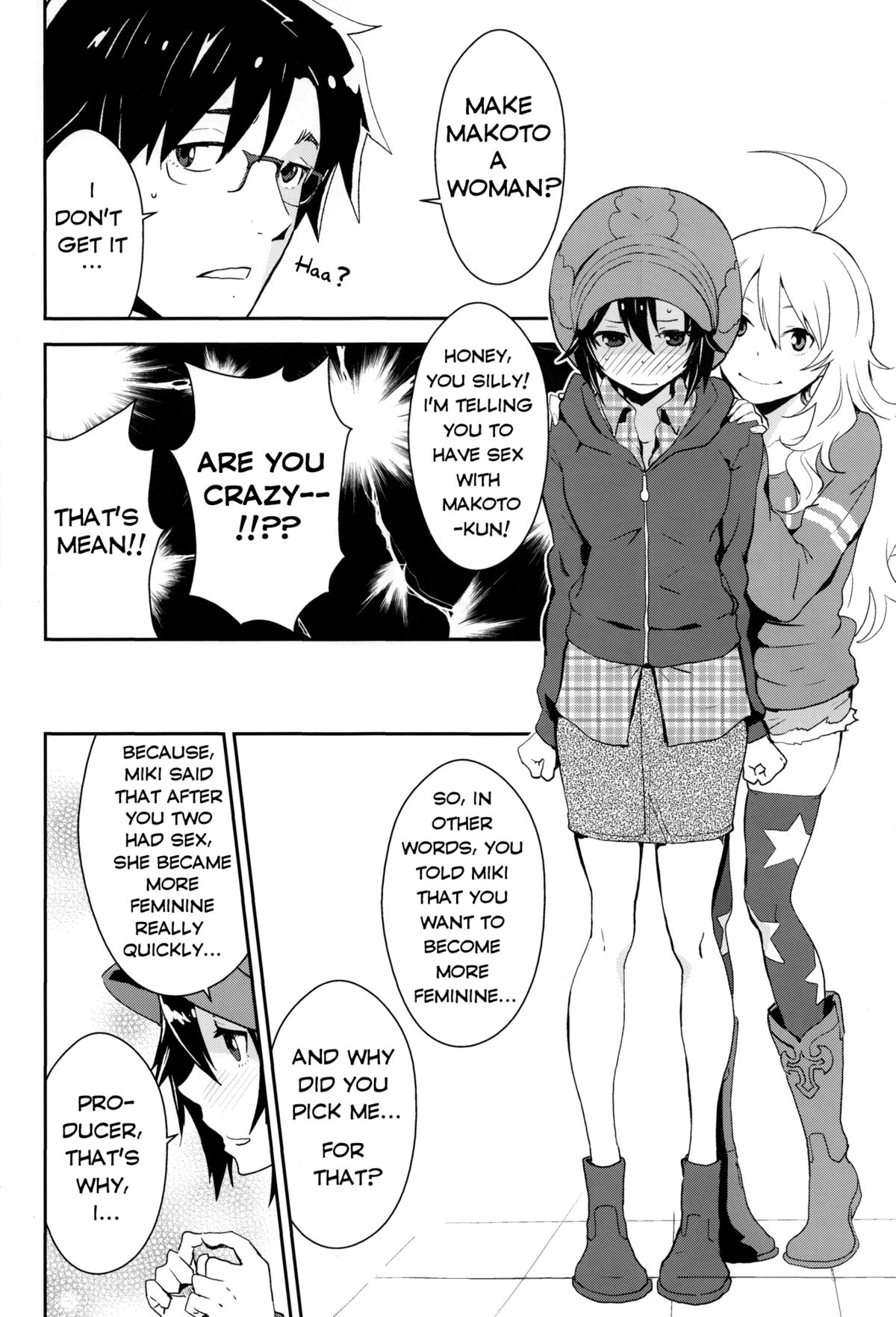 (C81) [Manga Super (Nekoi Mie)] Honey x Honey (THE IDOLM@STER) [English] =TV= page 3 full