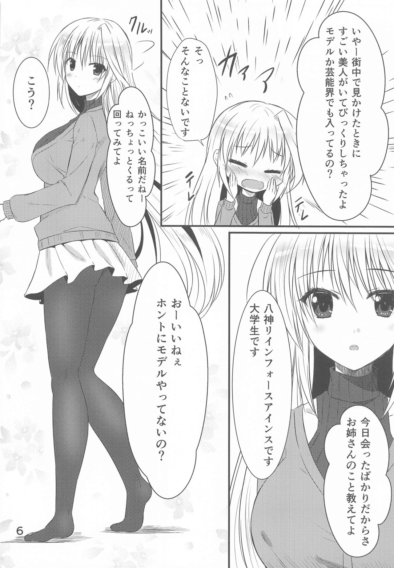 [Upagoya (Endori)] Narumi-shi de Deatta H na Onee-san (Mahou Shoujo Lyrical Nanoha) page 4 full